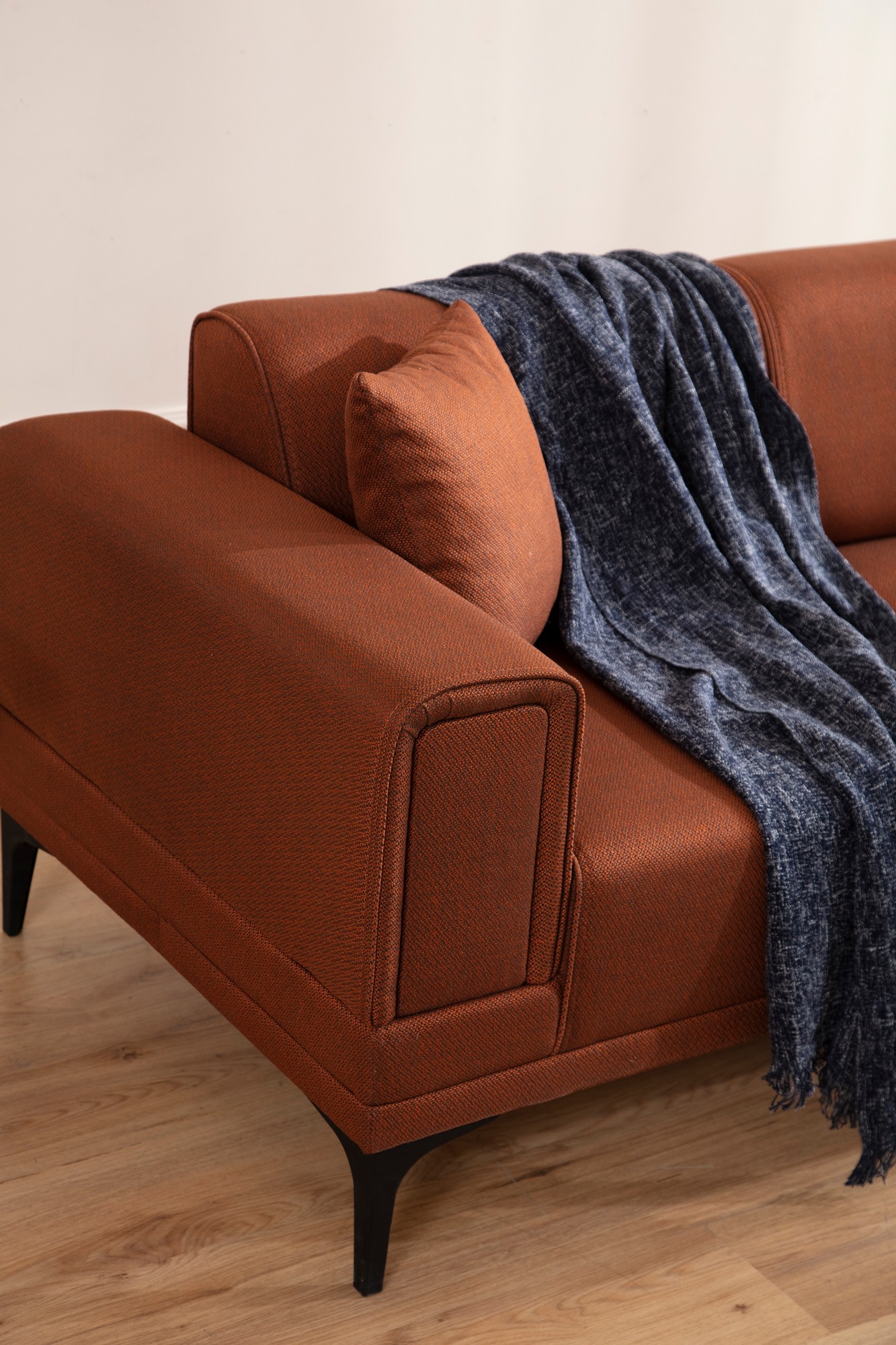Horizon Ecksofa Rechts Rot