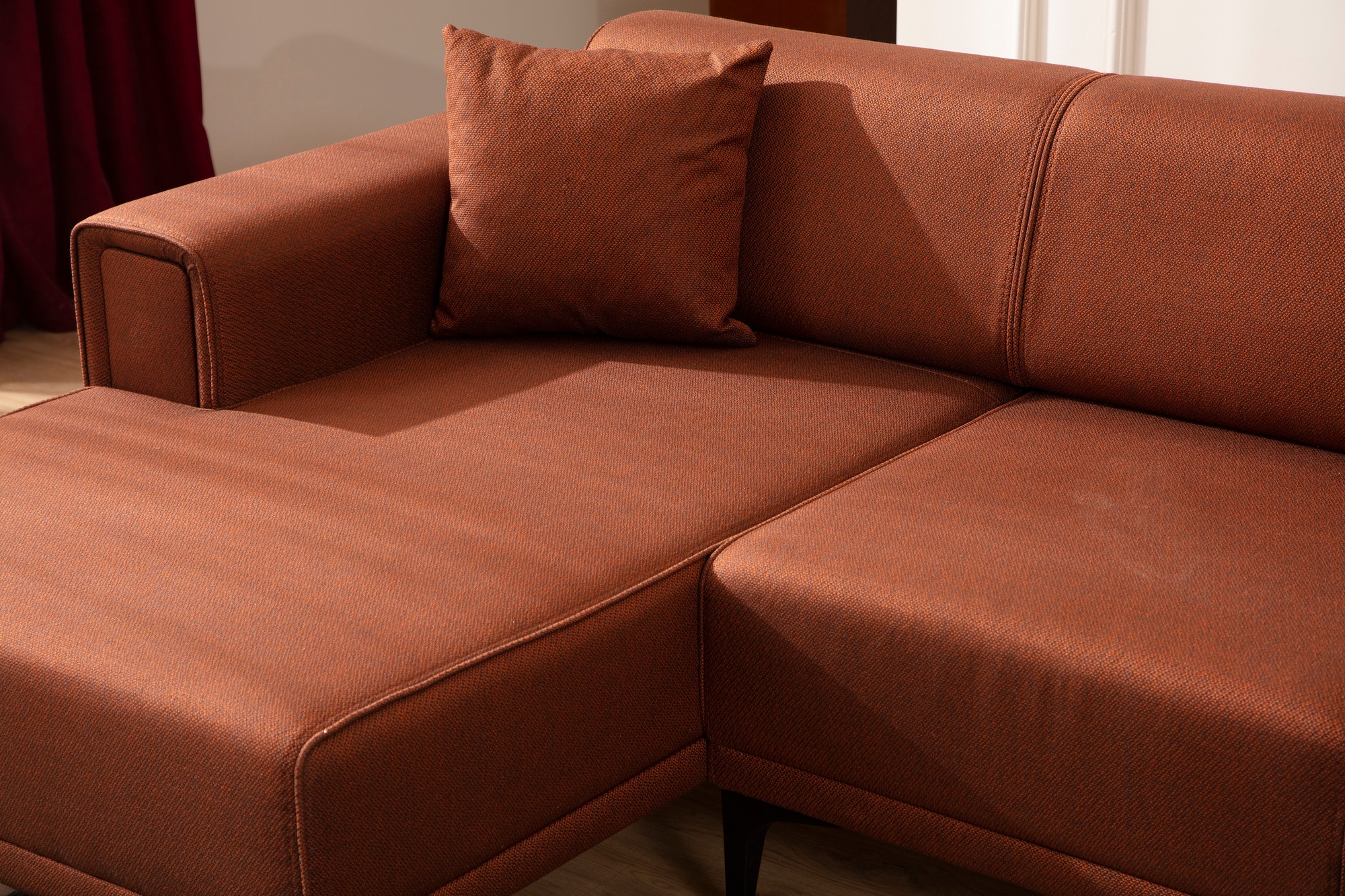 Horizon corner sofa Left Red