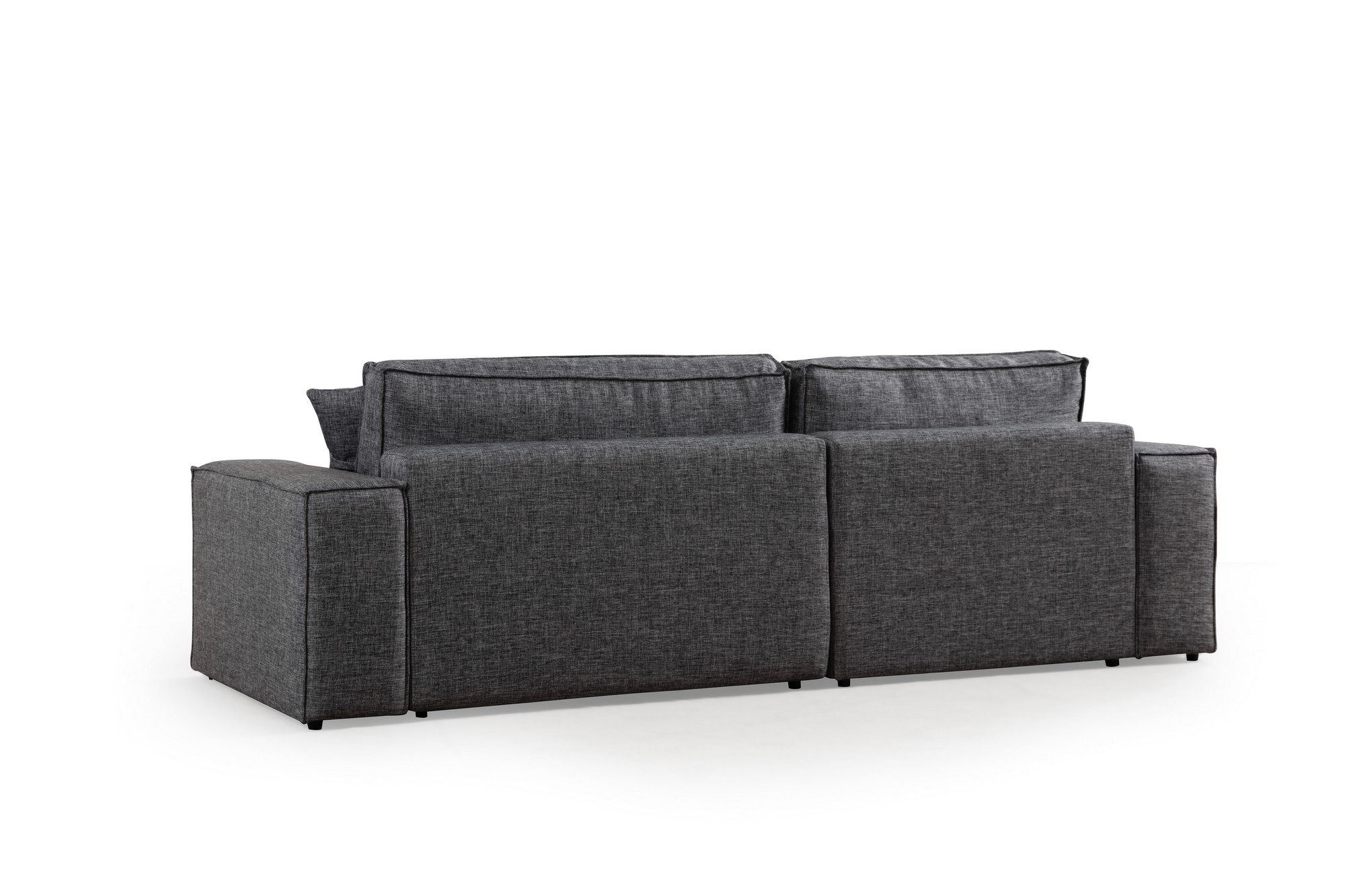 Pirlo Corner Sofa Left Dark Grey