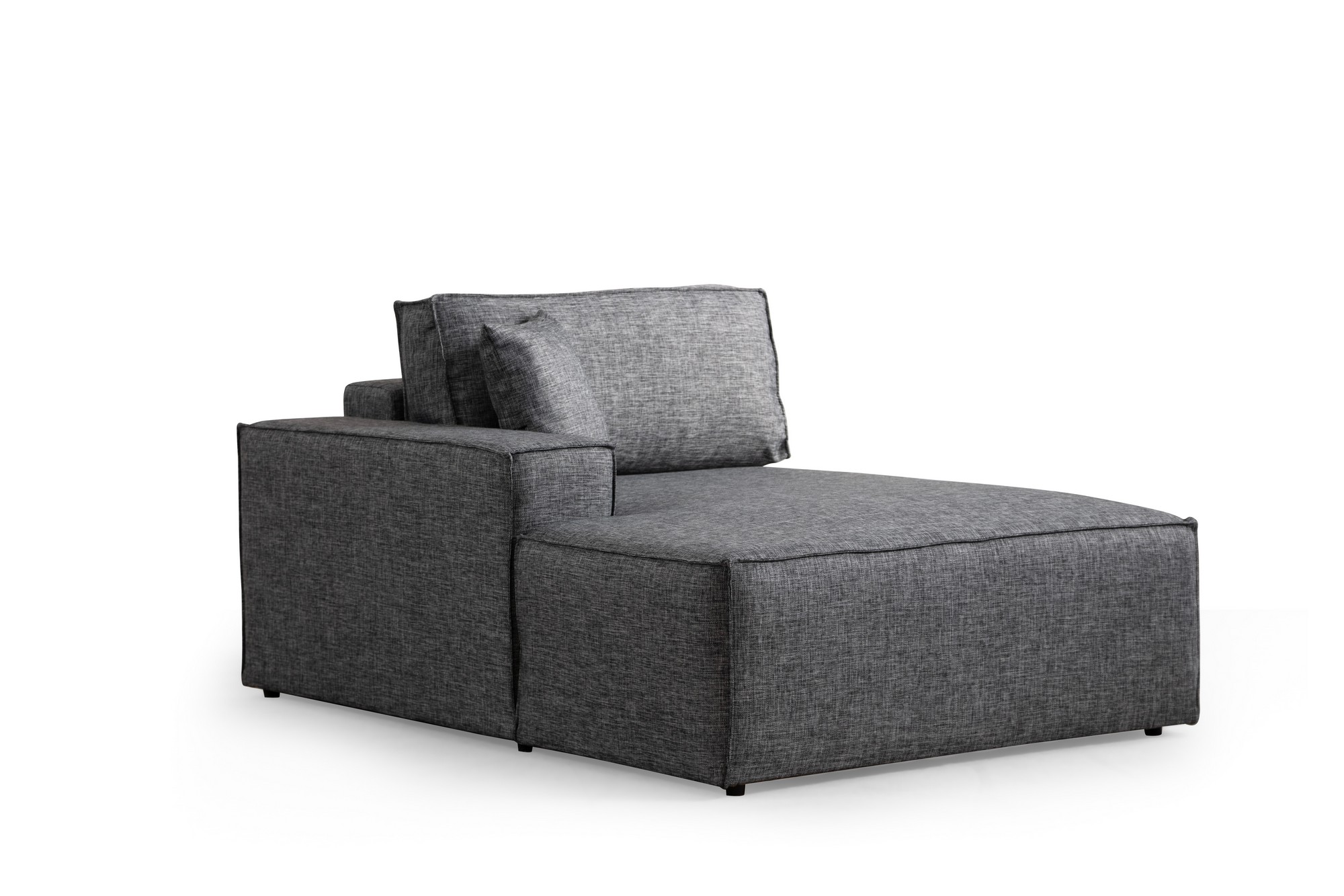 Pirlo Corner Sofa Left Dark Grey