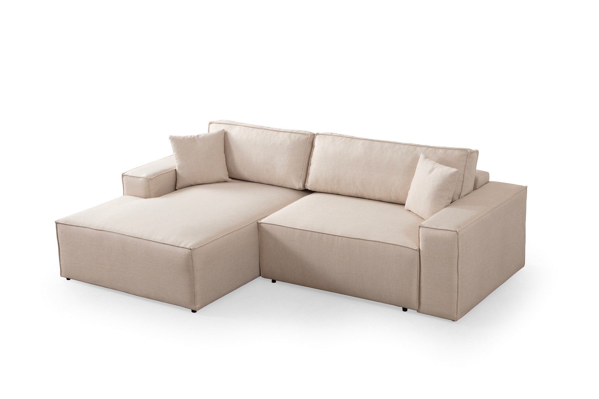 Pirlo Corner Sofa Left Ecru