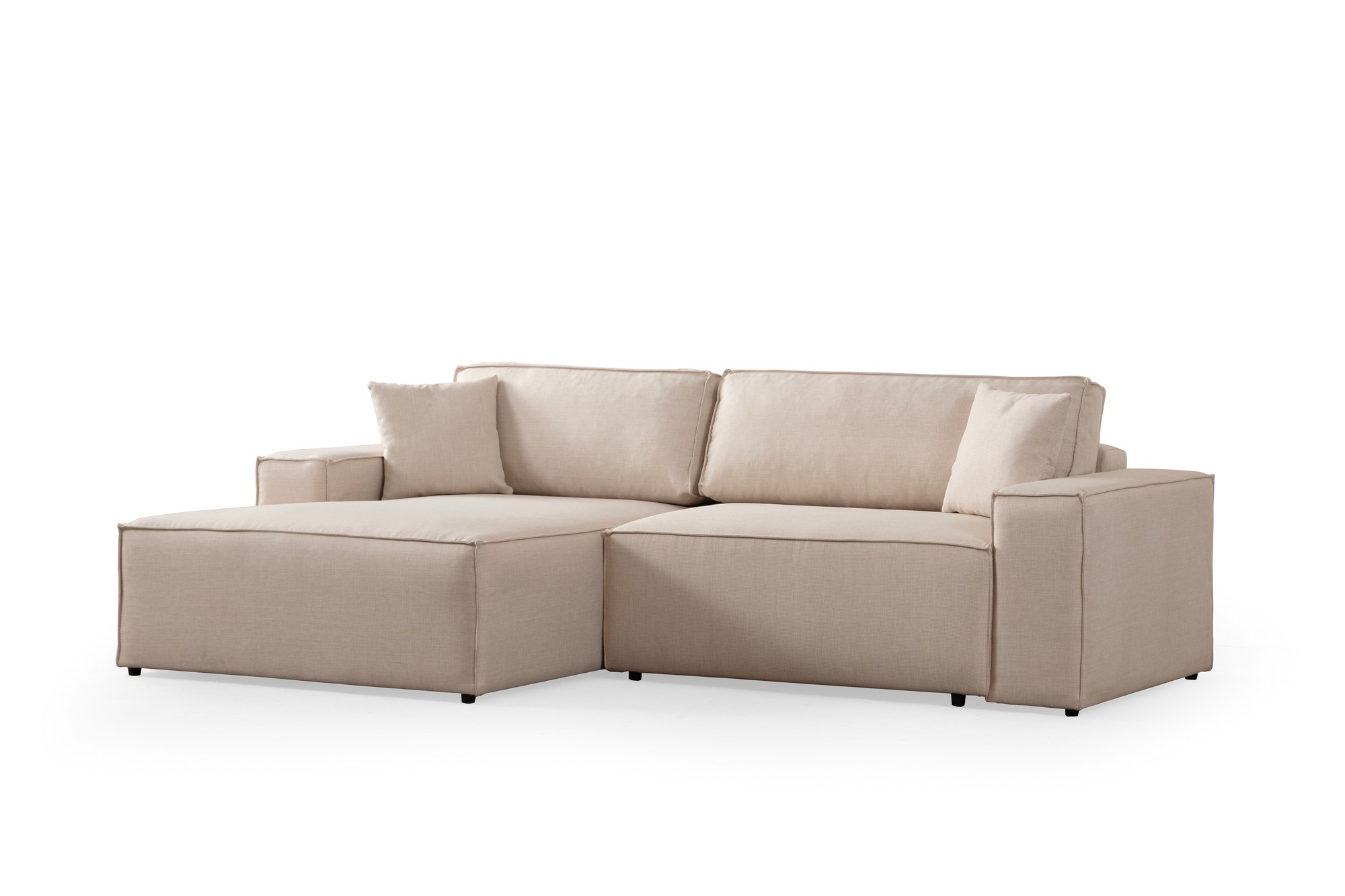Pirlo Corner Sofa Left Ecru