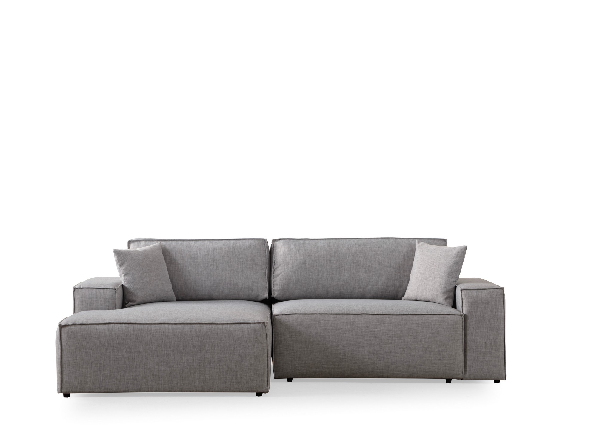 Pirlo Corner Sofa Left Light Grey