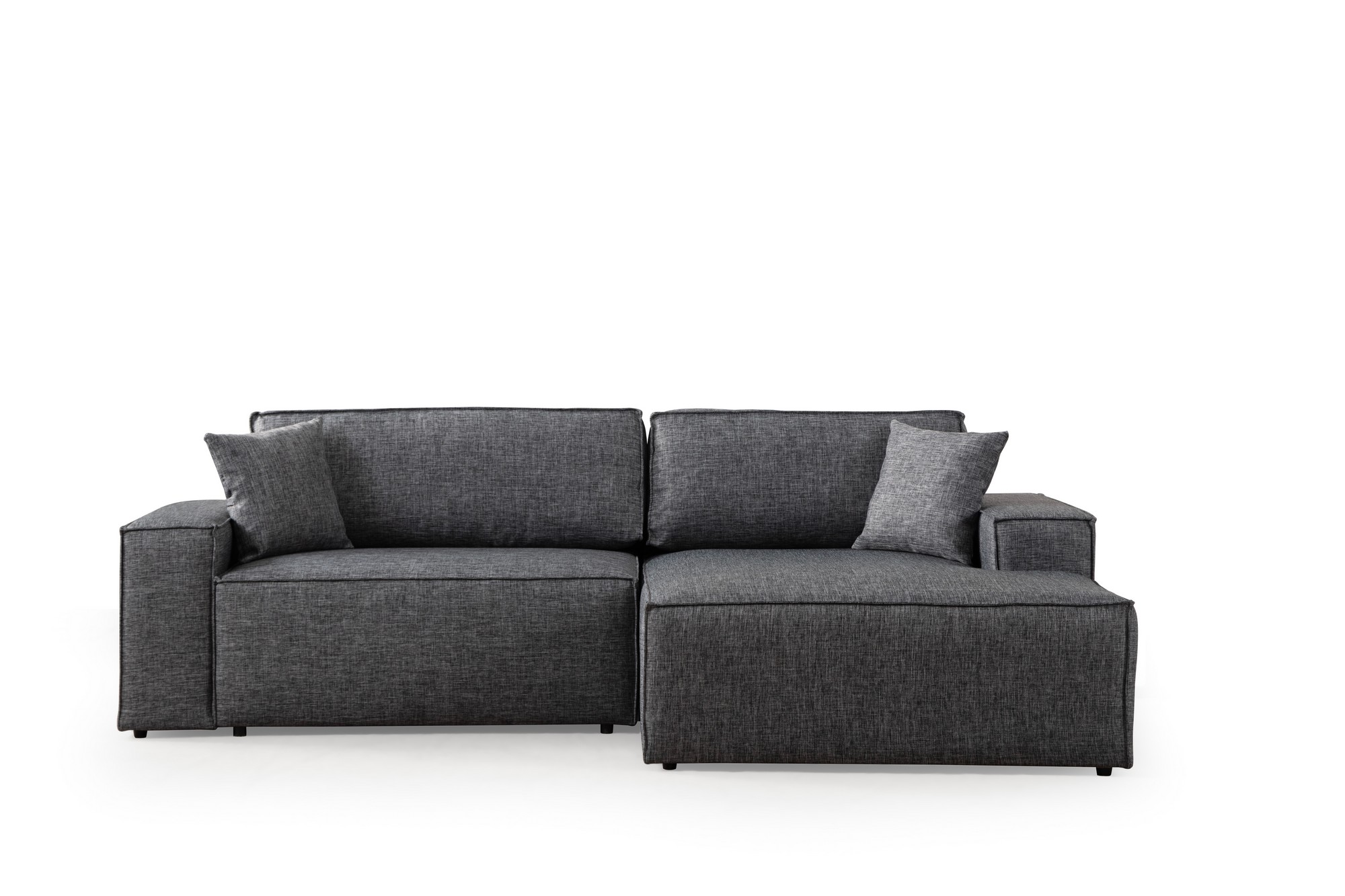 Pƒ±rlo Right Corner Sofa Dark Grey