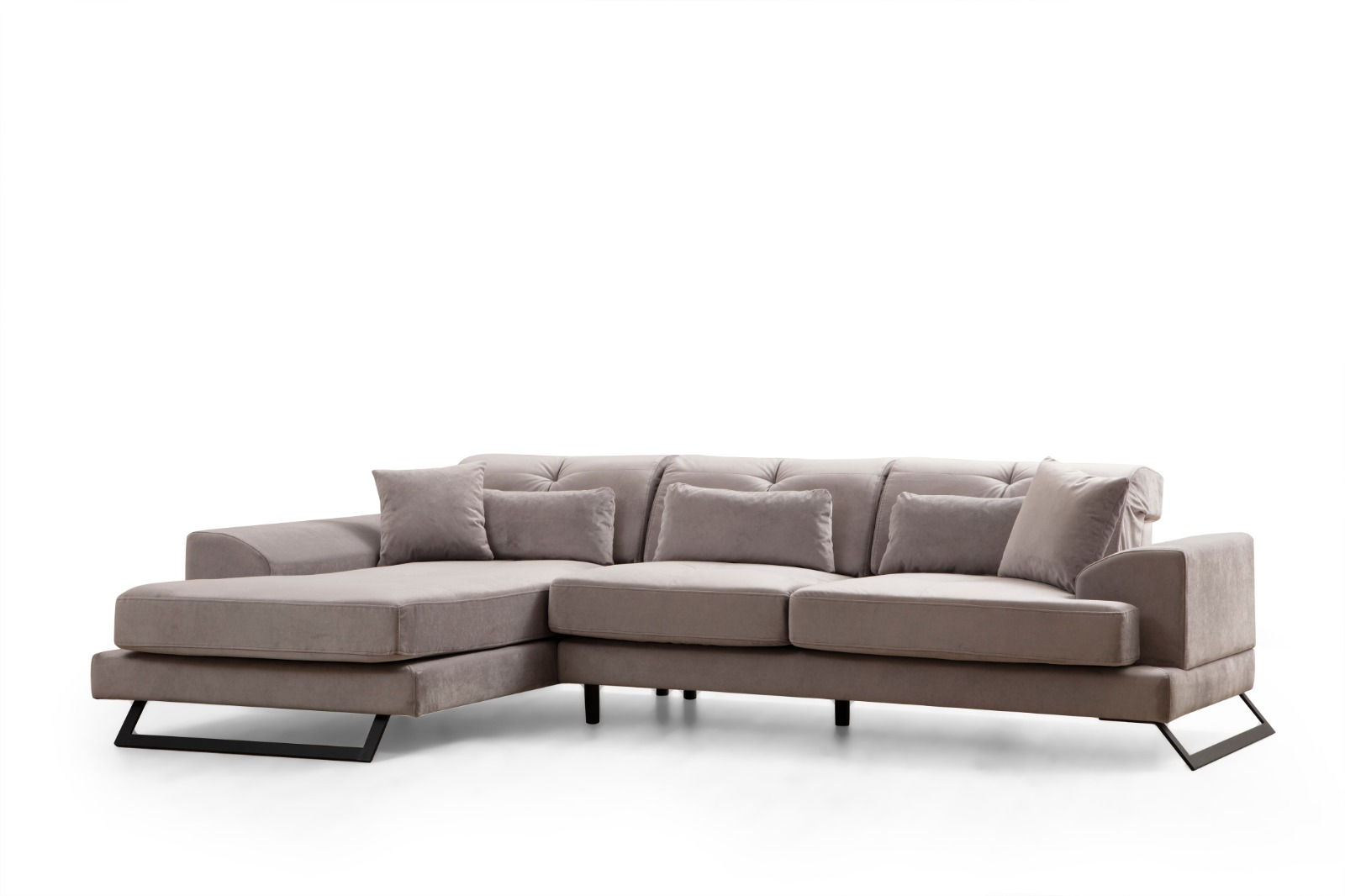 Frido Links Corner Sofa Light Grey
