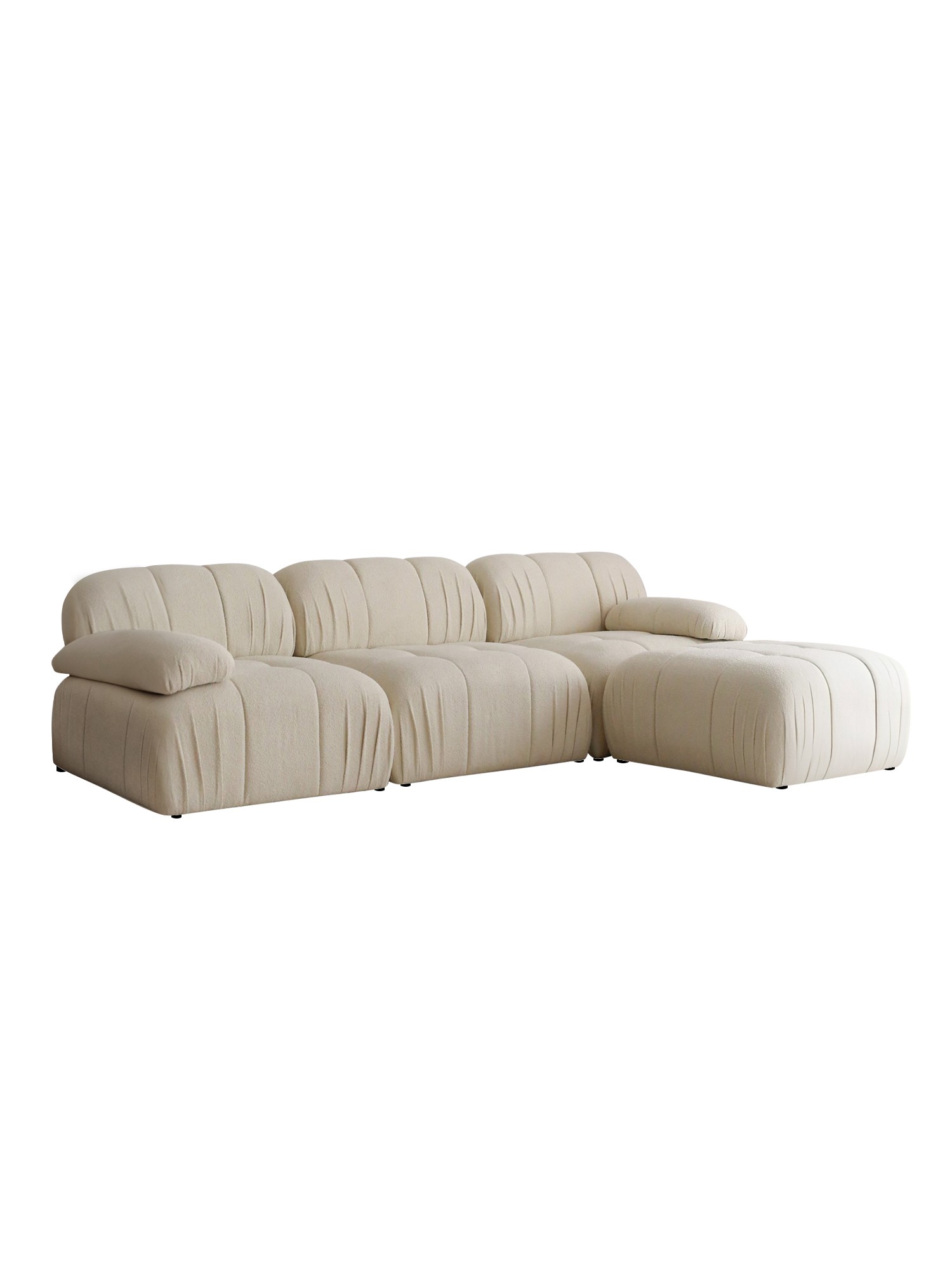 Soli Corner Sofa White