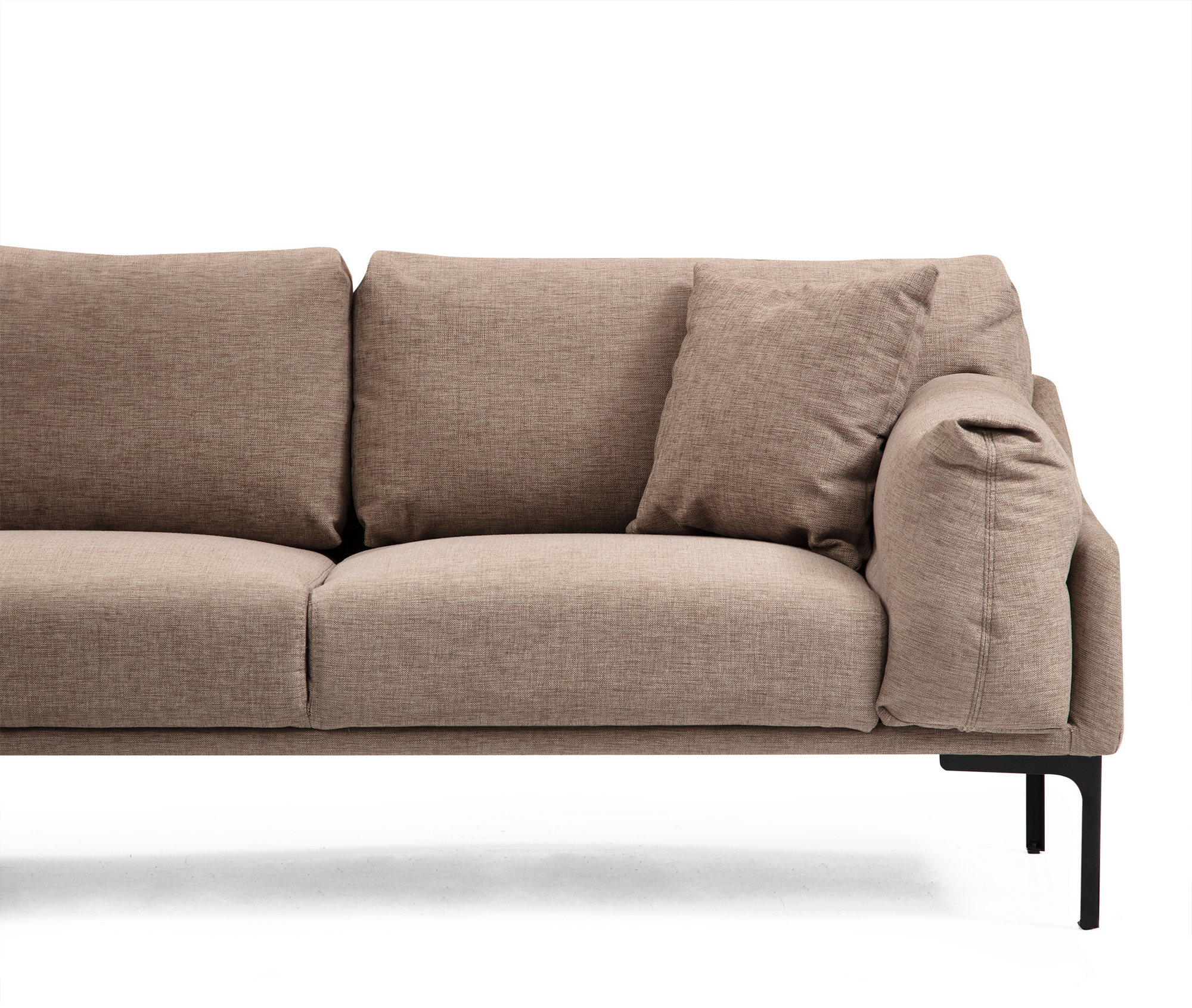 Leo Links corner sofa light brown