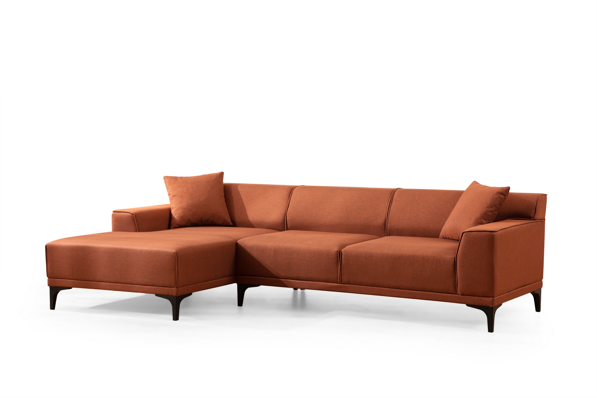 Petra L Corner sofa Orange