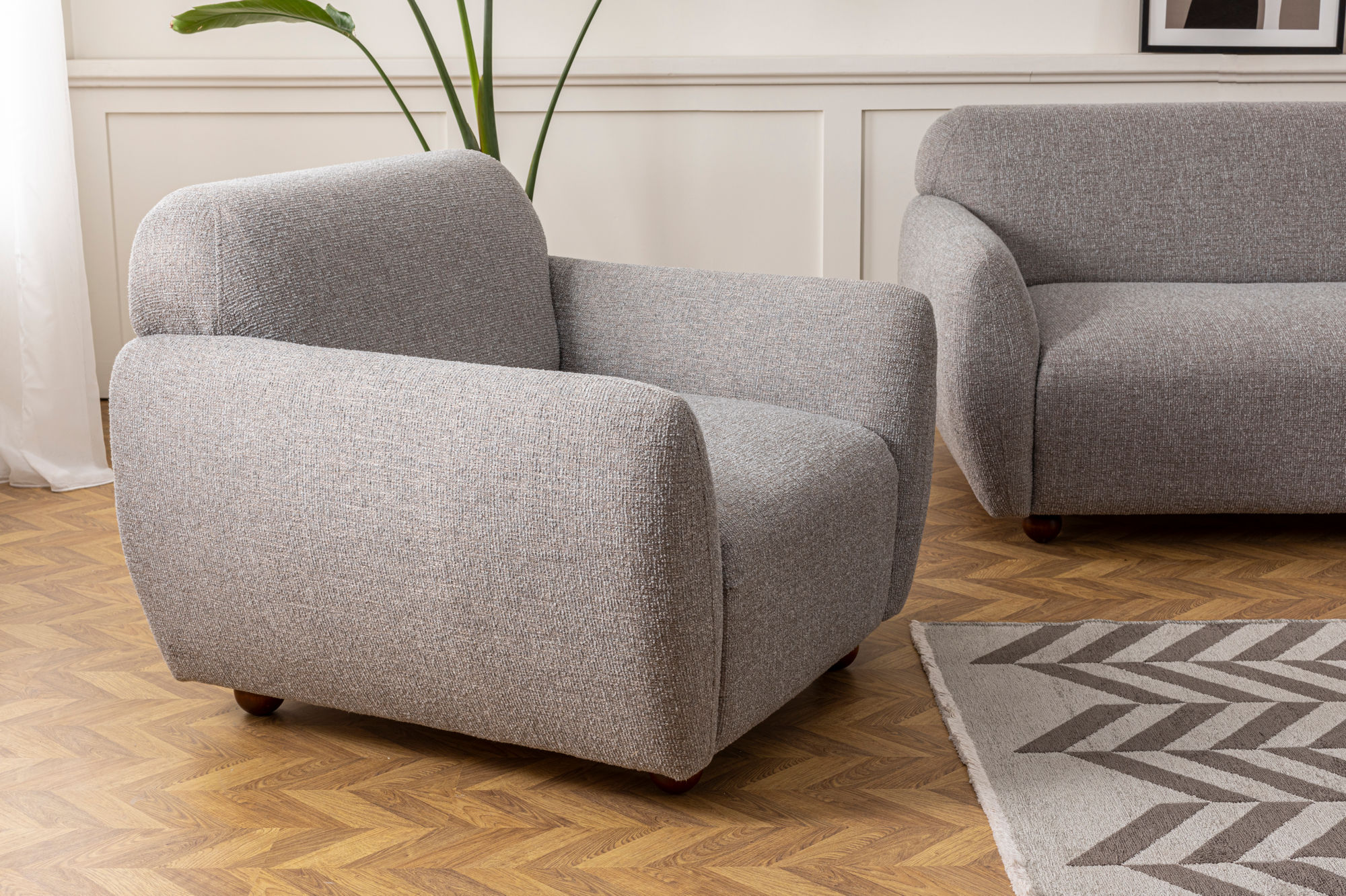 Eddy Sofa Light Grey