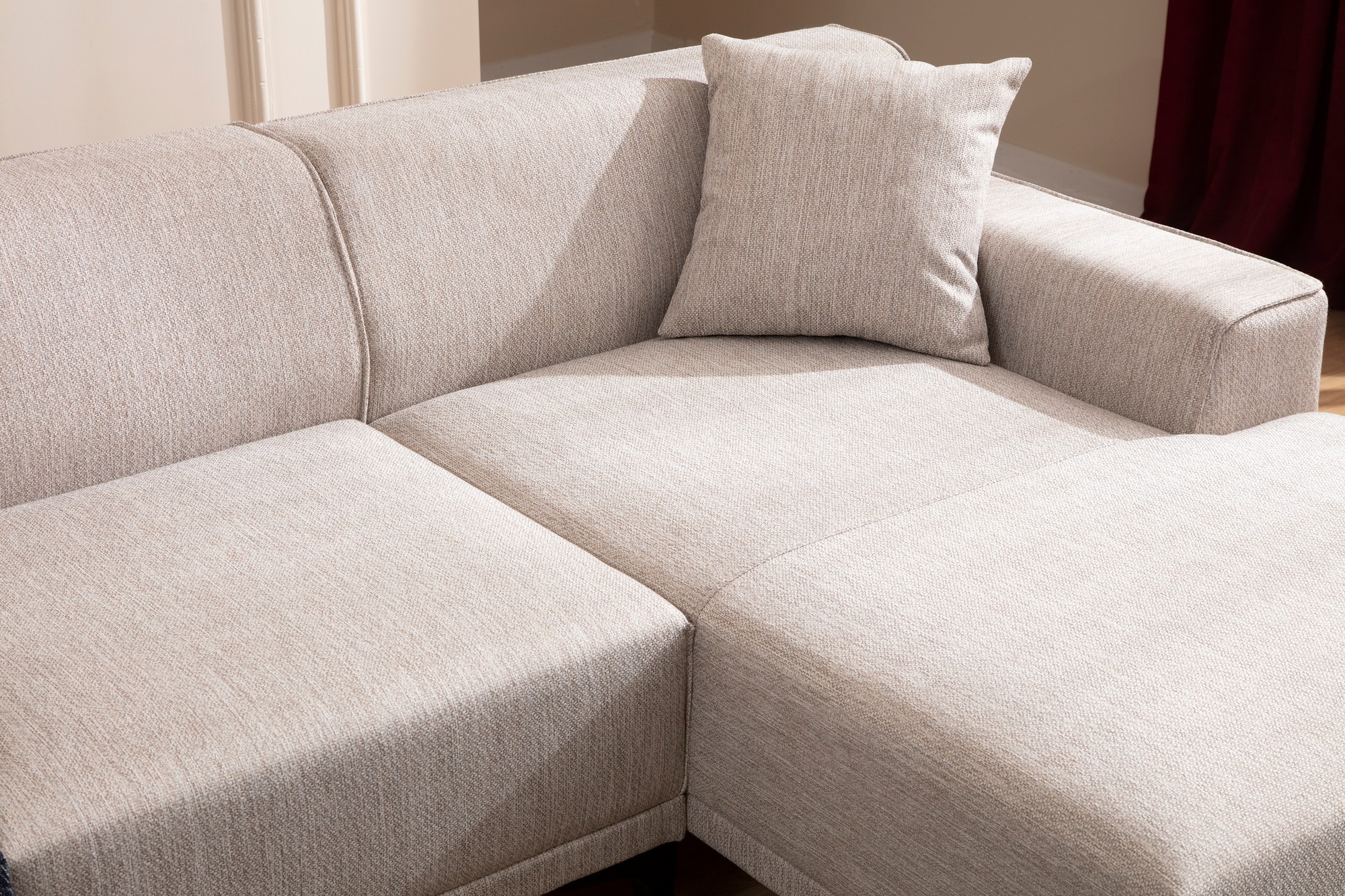 Petra R Corner Sofa White