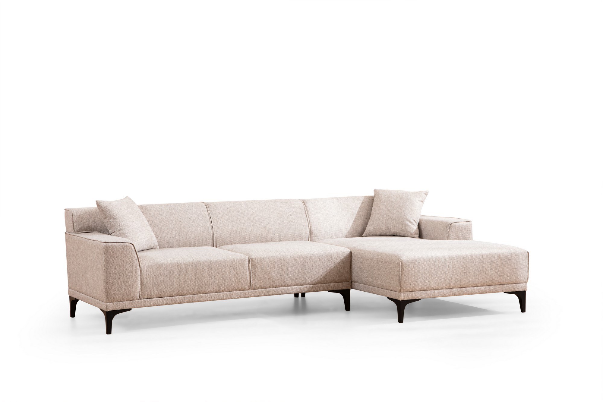 Petra R Corner Sofa White