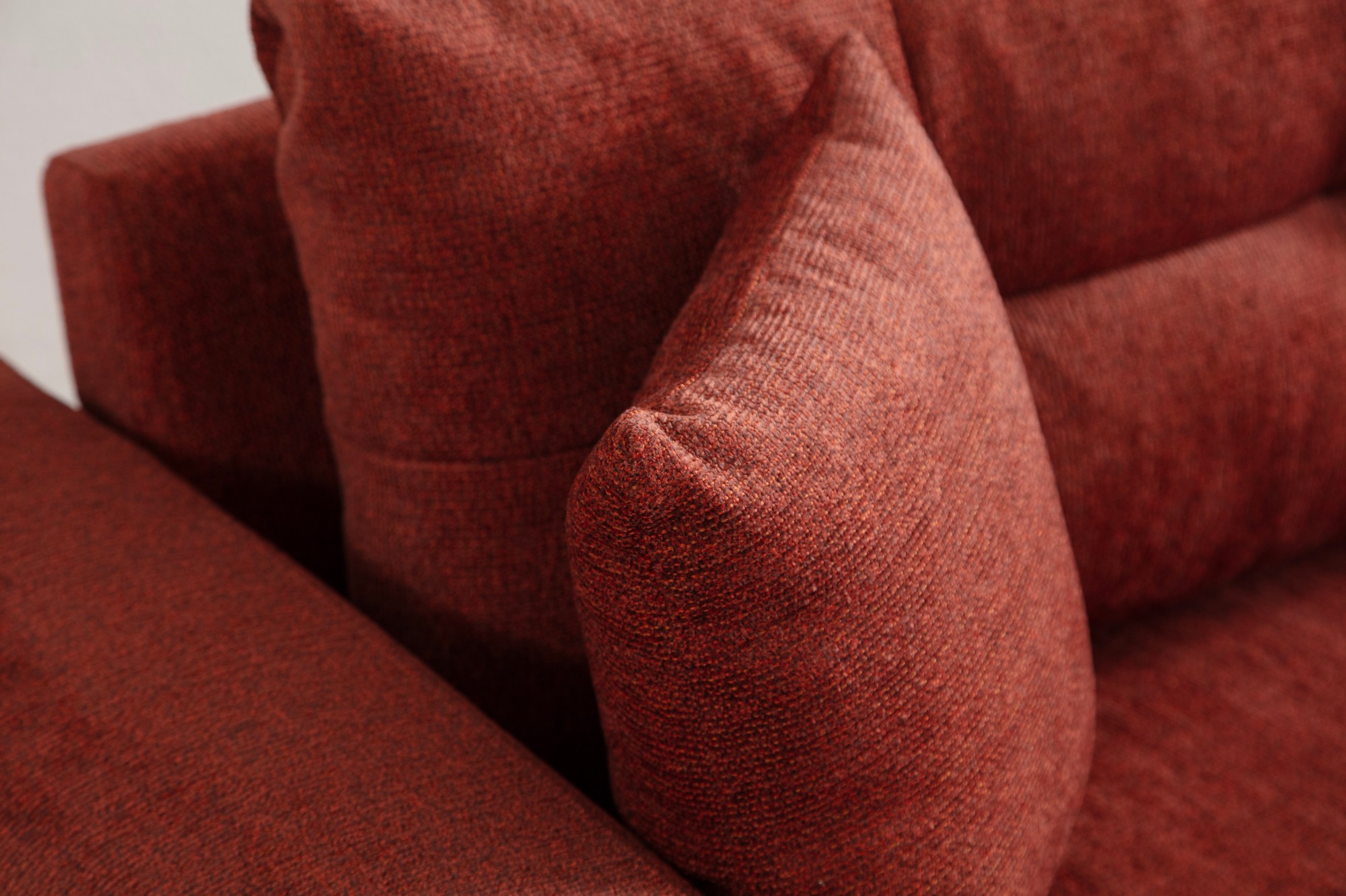 Sinor 3-seater sofa bed Red