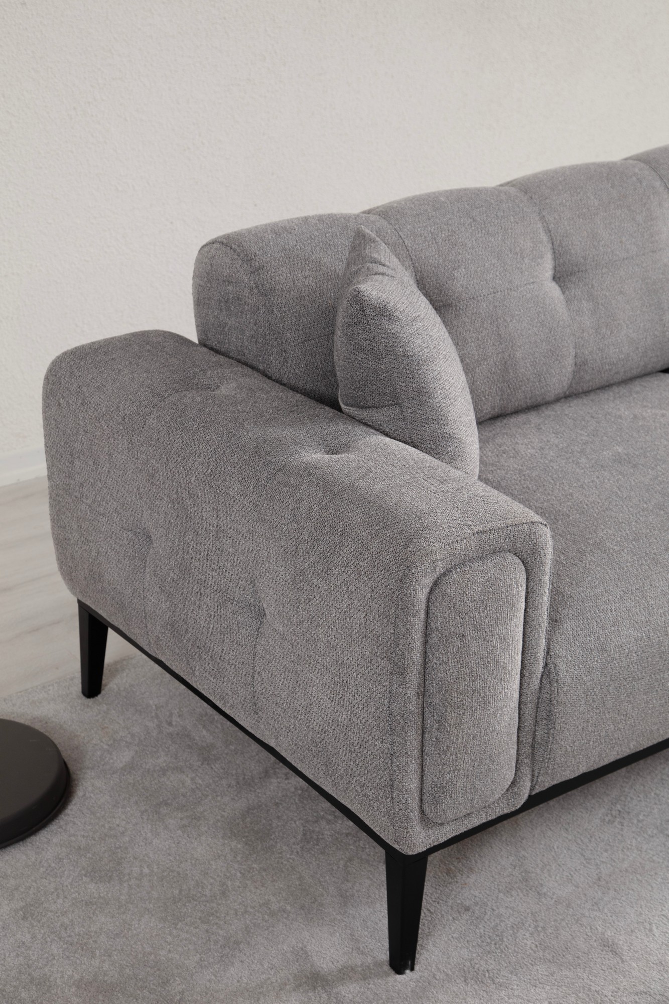Athena 3-Seater Sofa Bed Light Grey