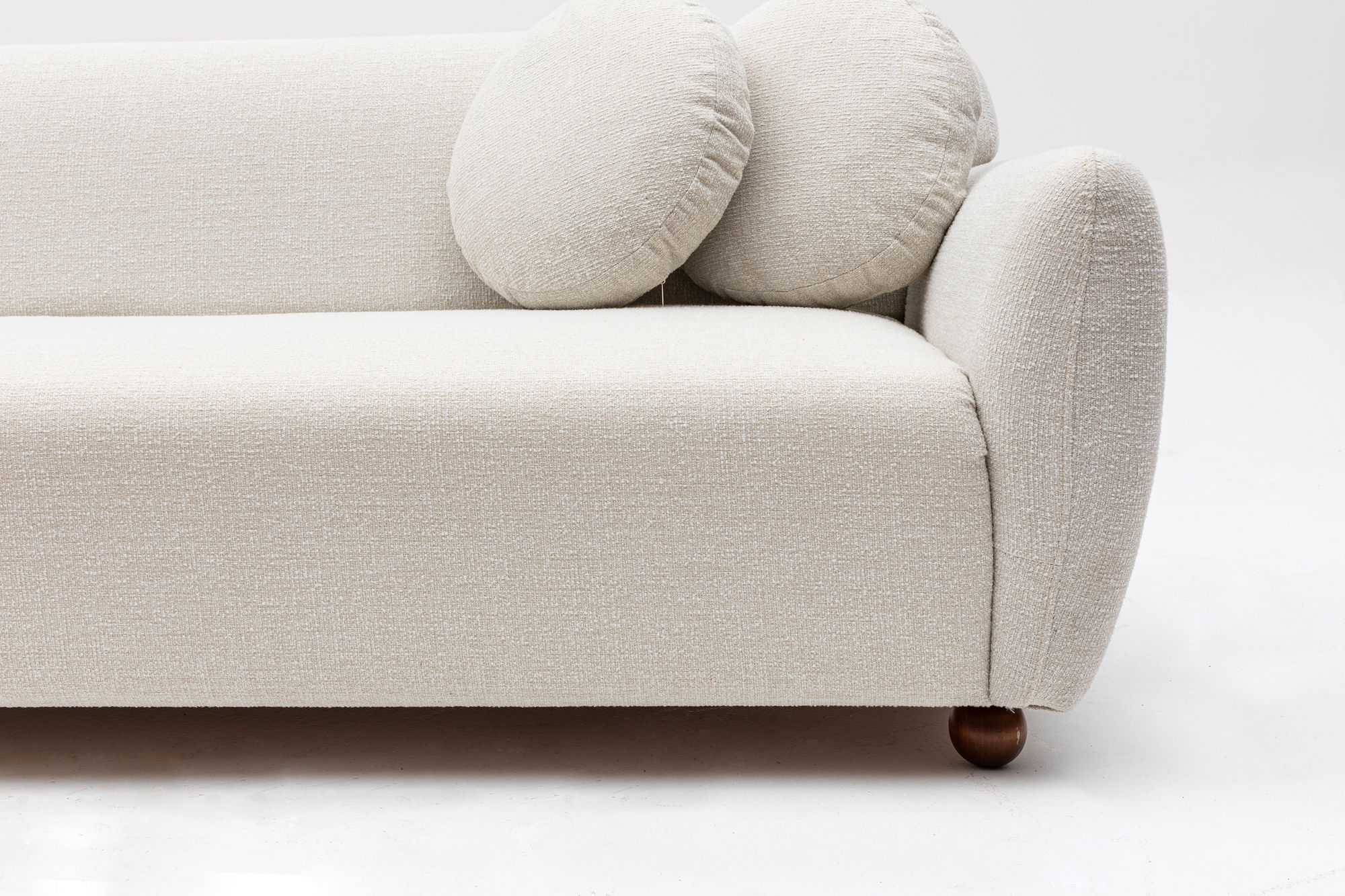 Eddy corner sofa Left White