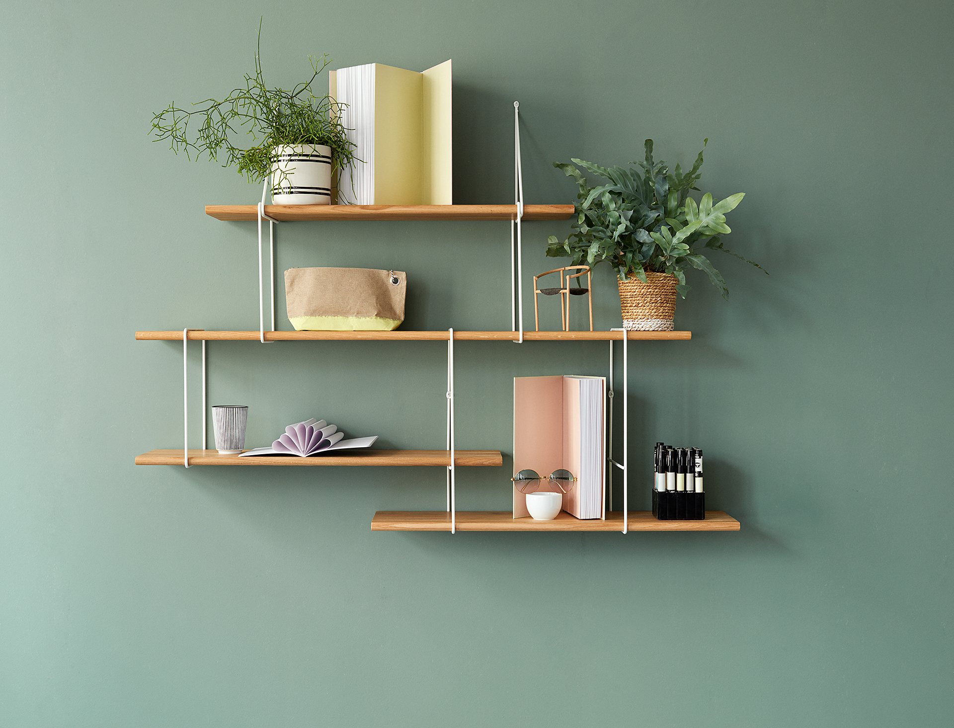 Link set 1 Royal Oak Wood Steel Nature