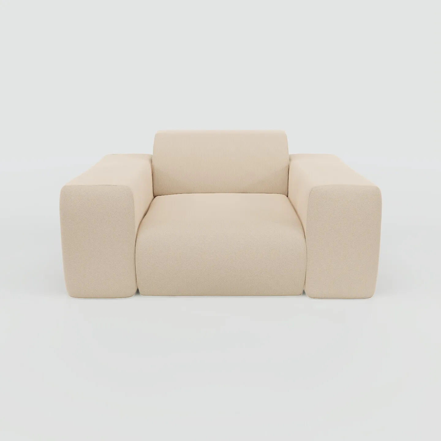 Pyllow Sessel Feingewebe Cremebeige