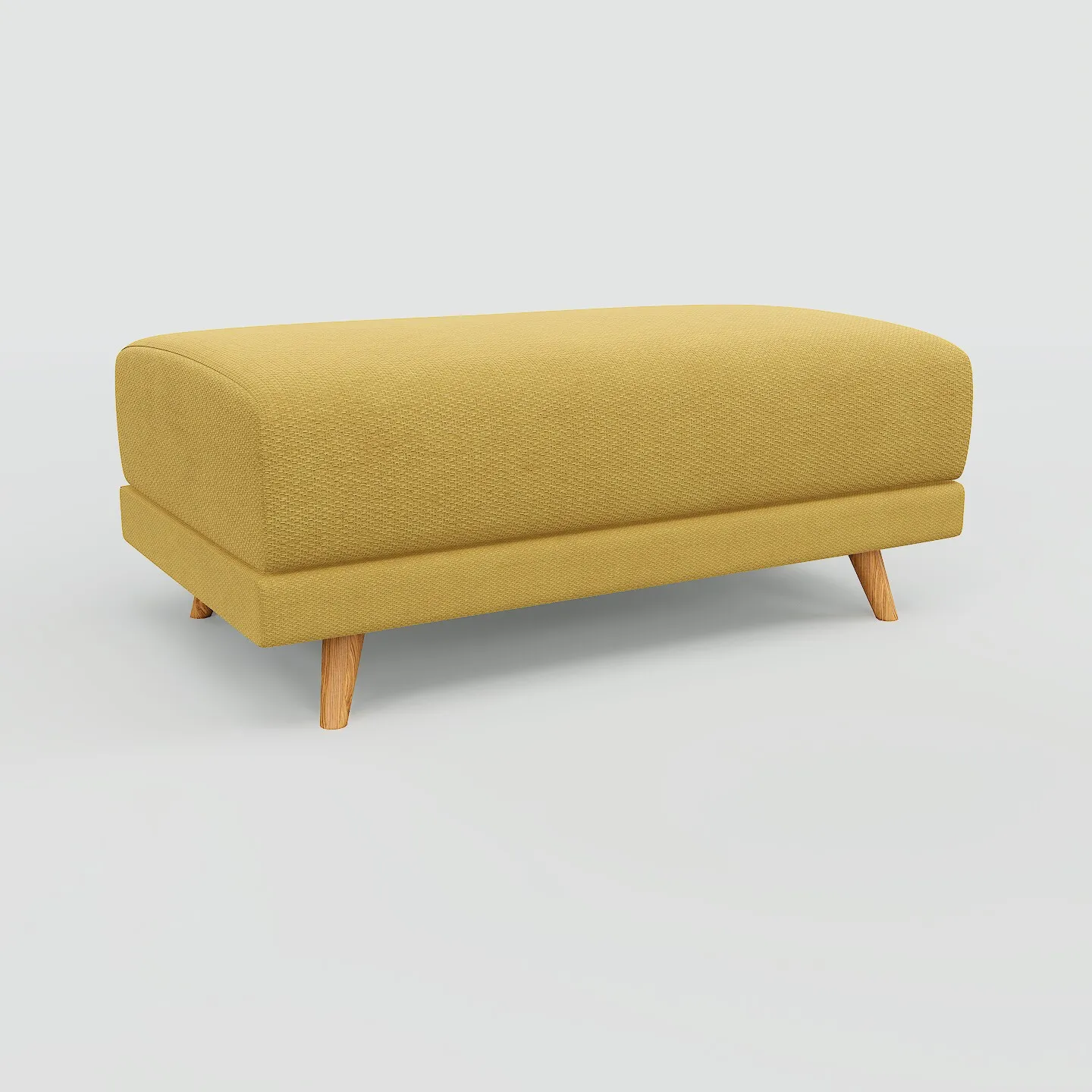 Tyme Stool Structure Fabric Mustard Yellow