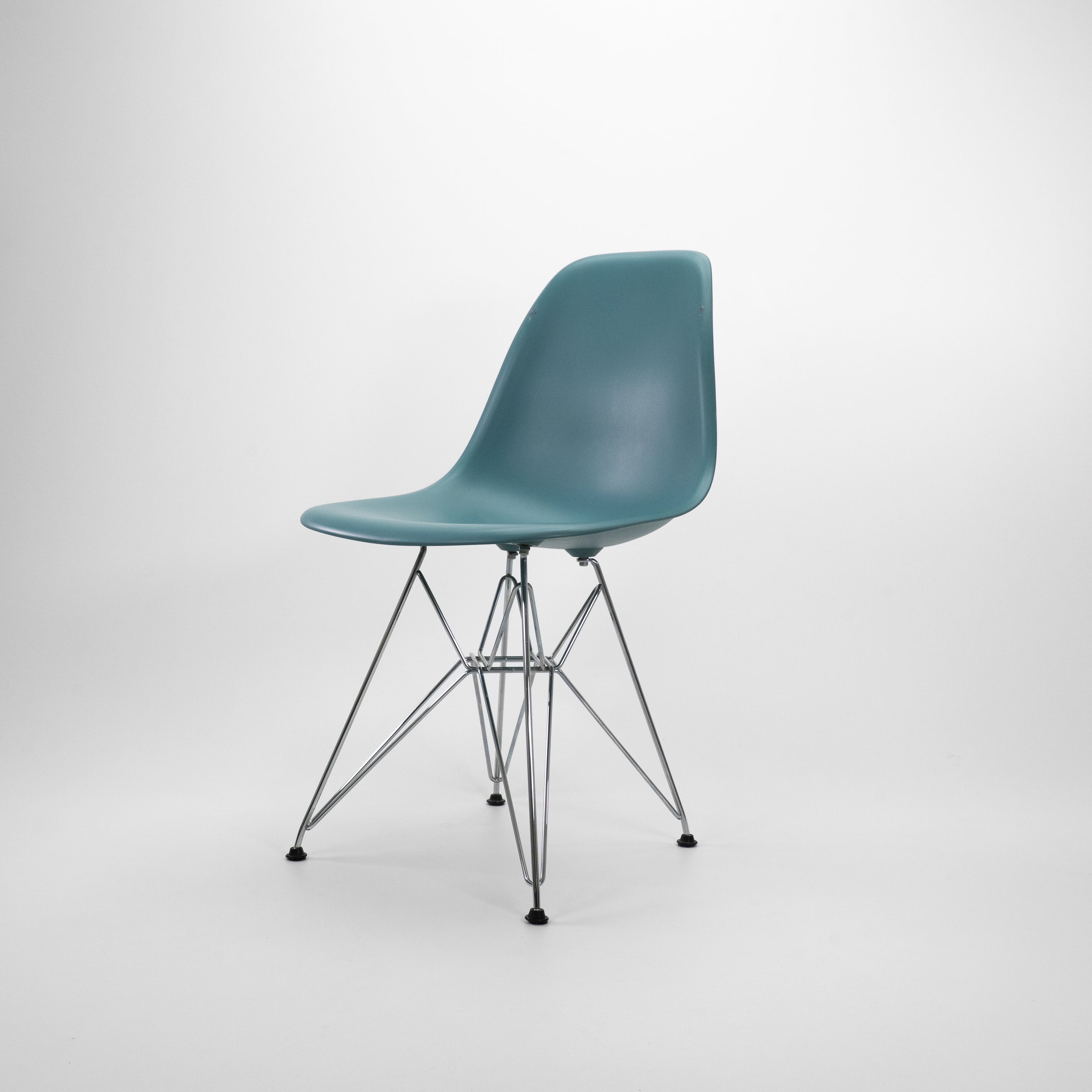 DSR Stuhl Chrom Blau