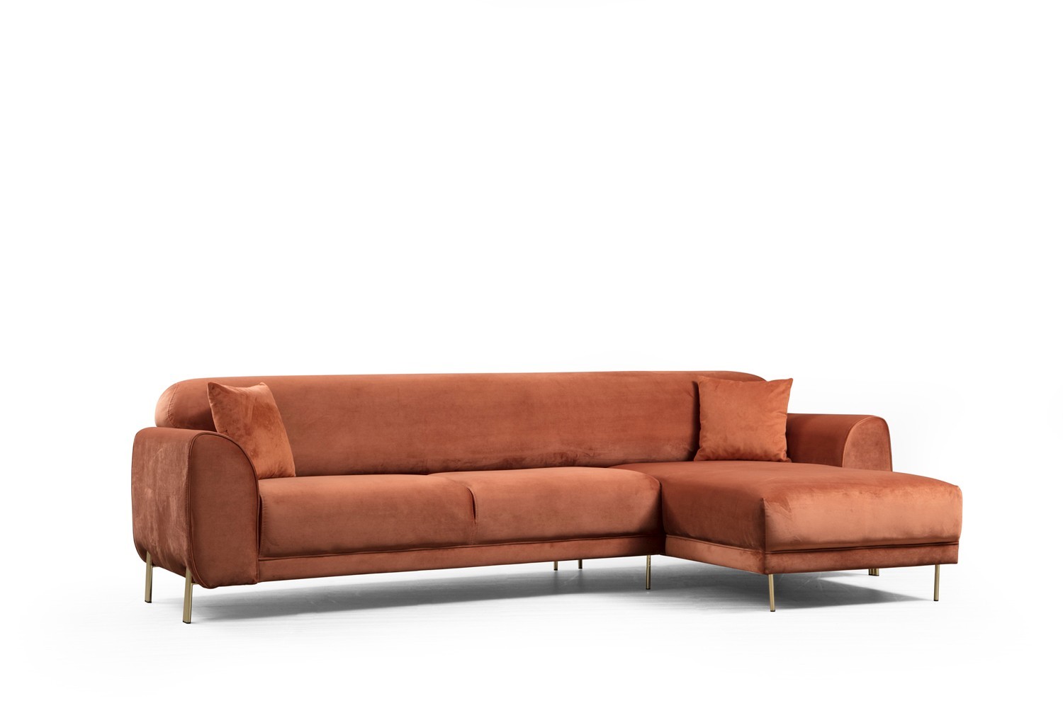 Image Ecksofa Rechts Braun