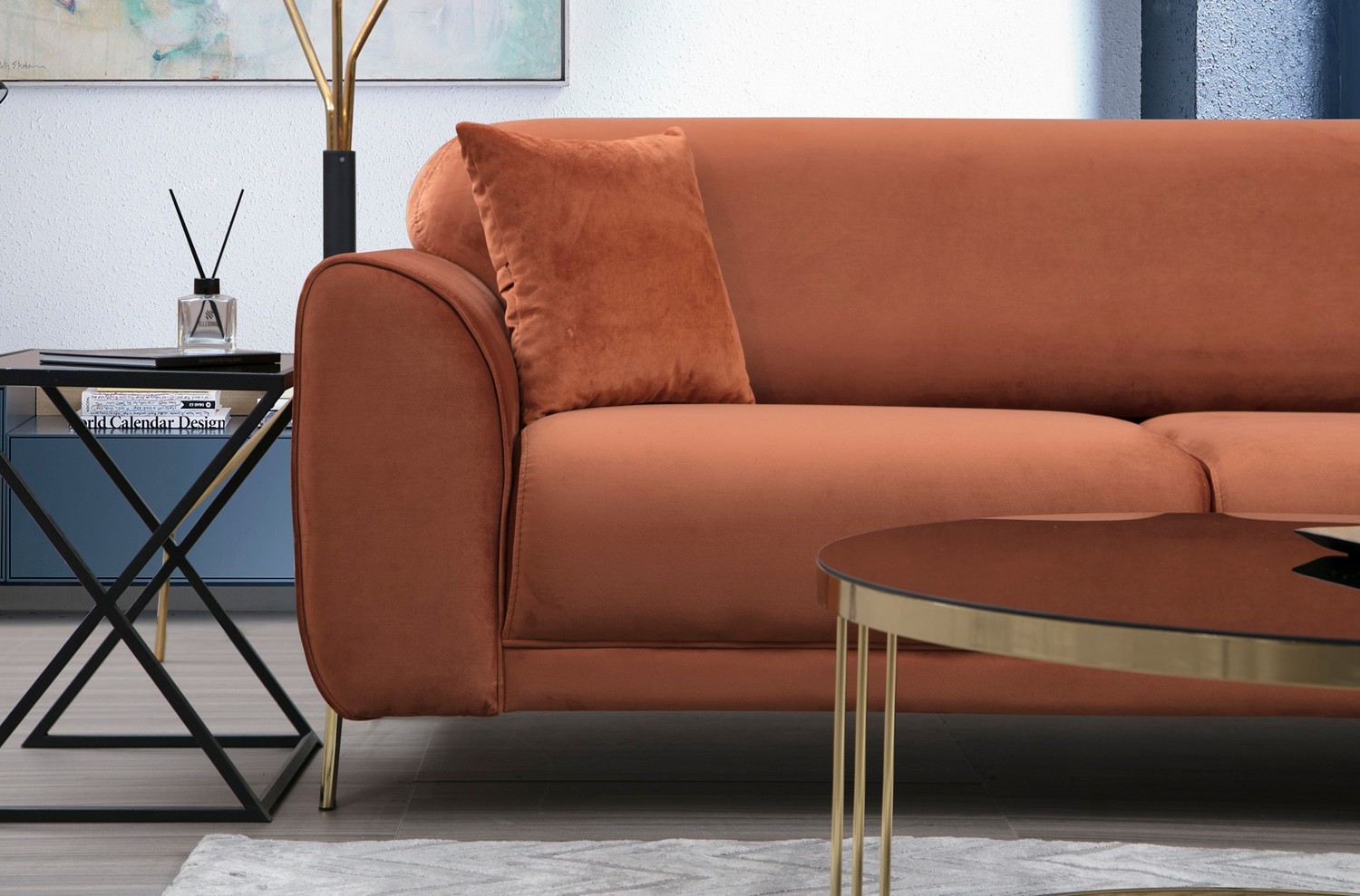 Image Corner sofa Right Brown