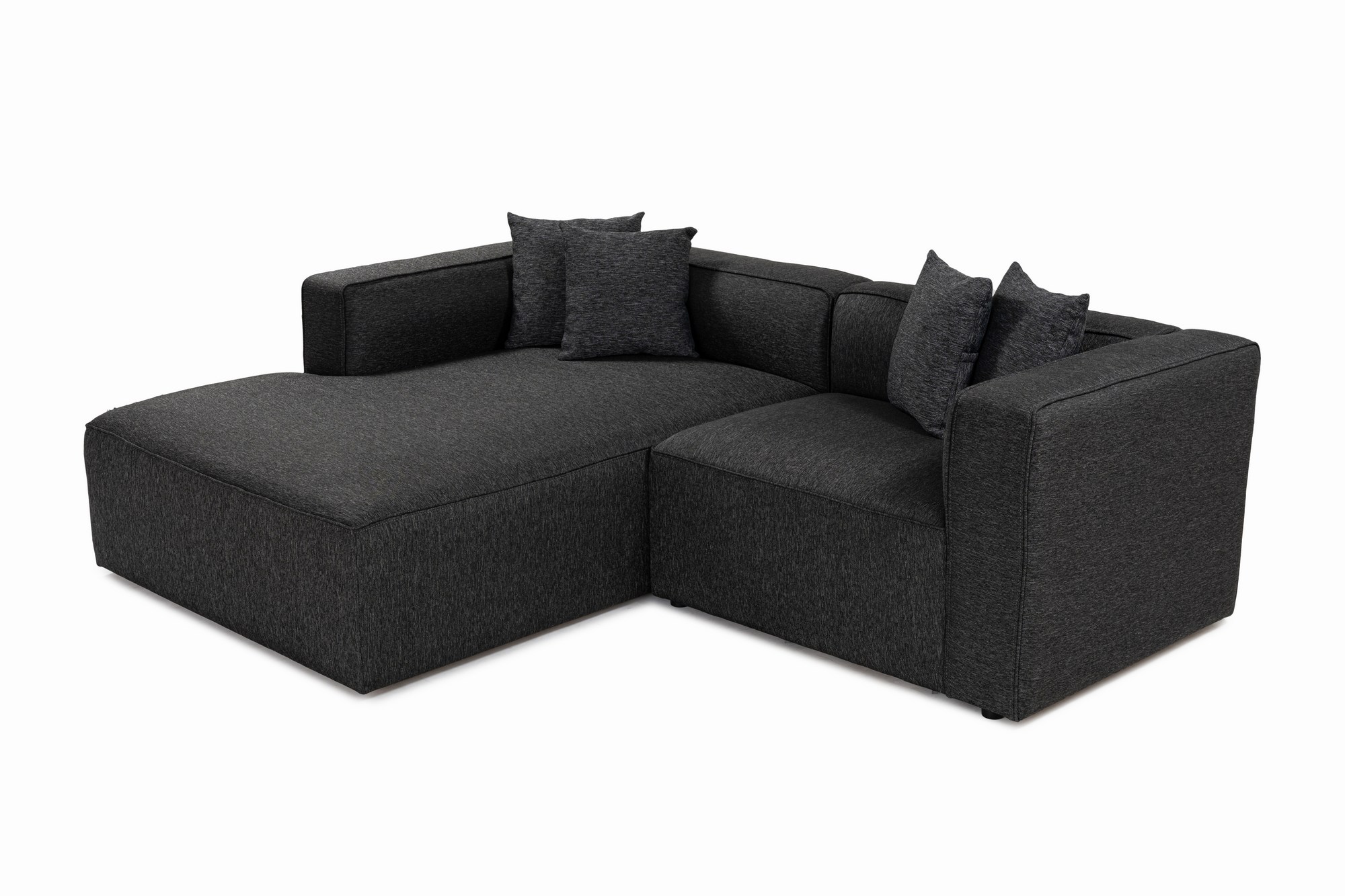 Mora Ecksofa Links Anthrazit
