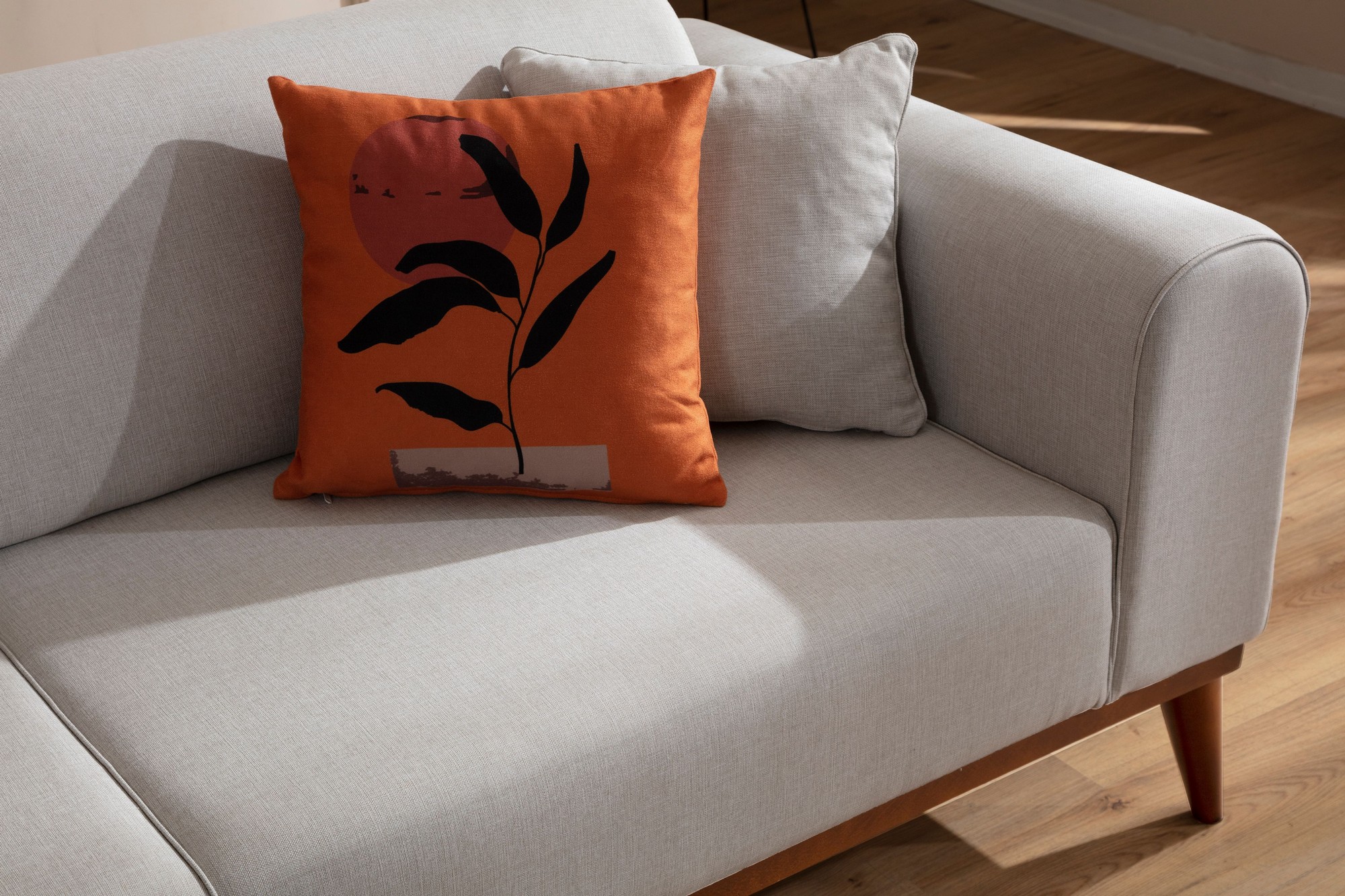Cofi 3-seater sofa bed cream