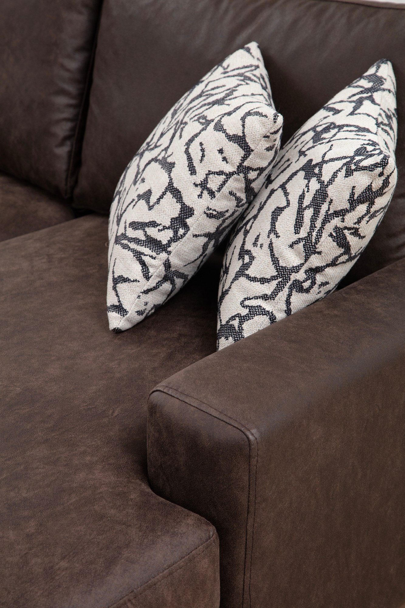Porto Corner Sofa Brown