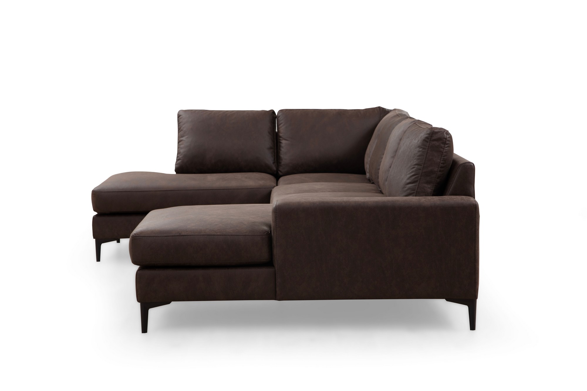 Porto Corner Sofa Brown