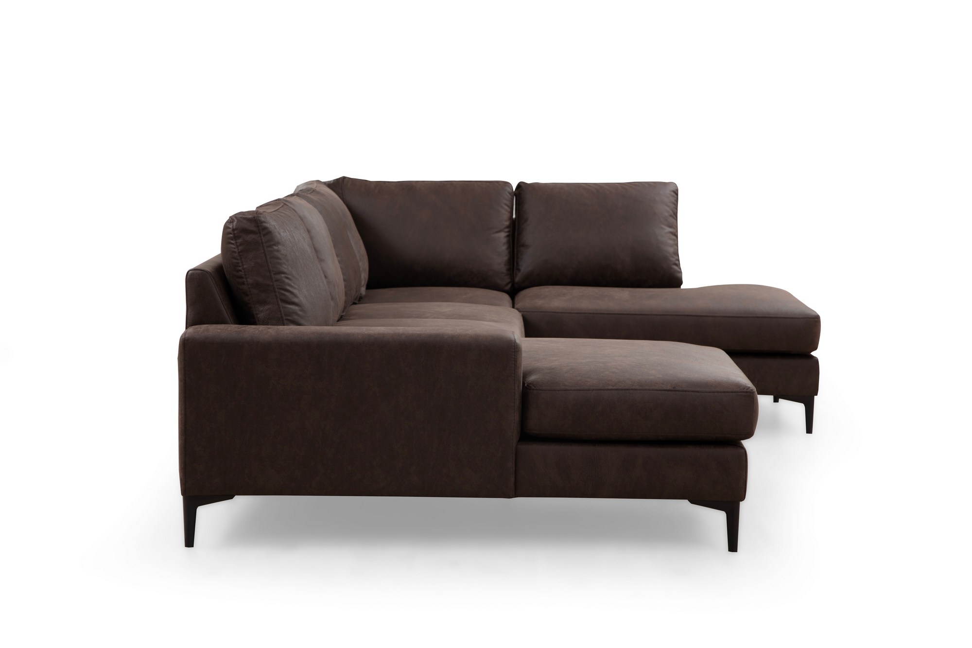 Porto Corner Sofa Brown