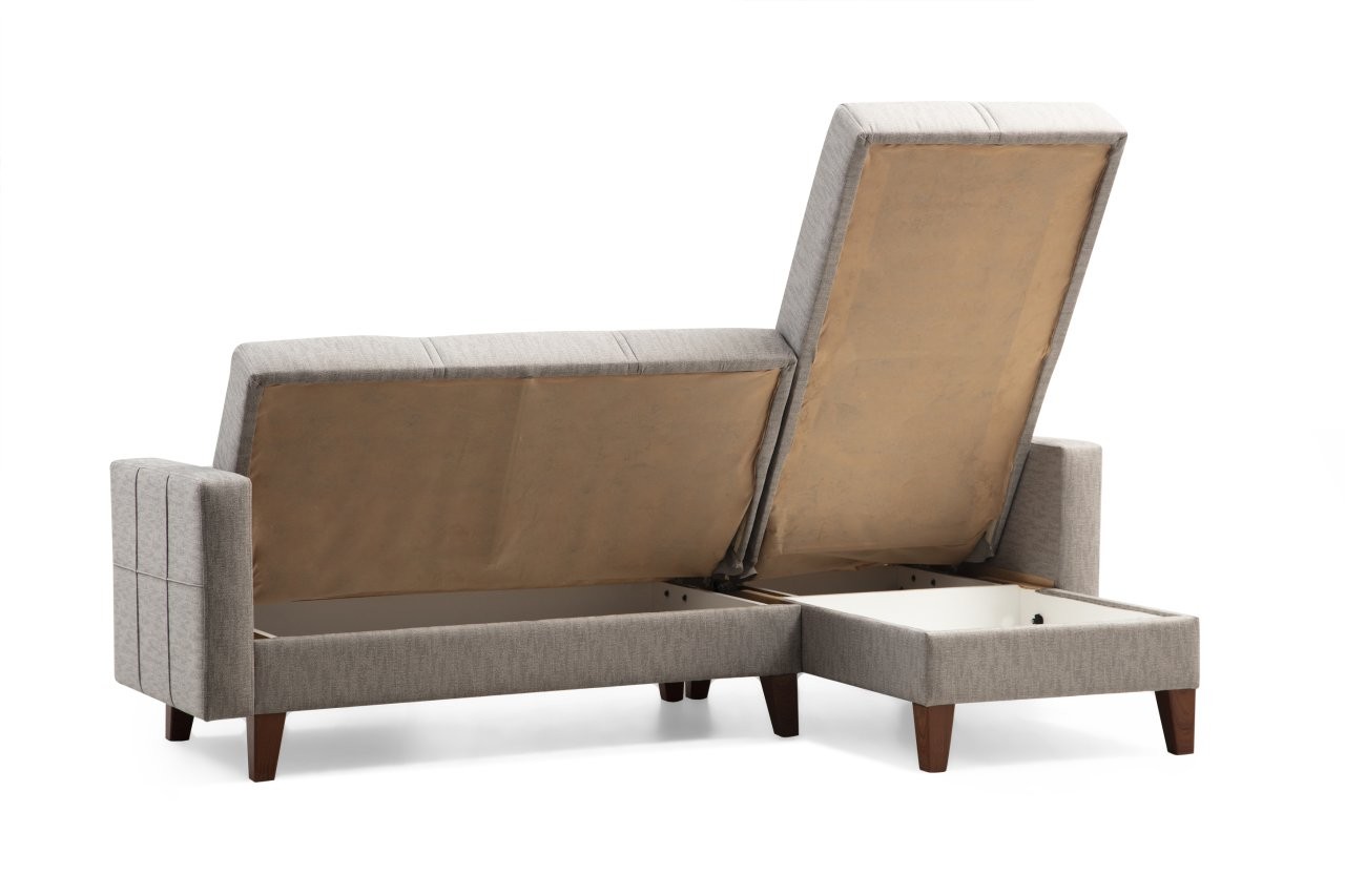 Polya Sofa Set Light Grey