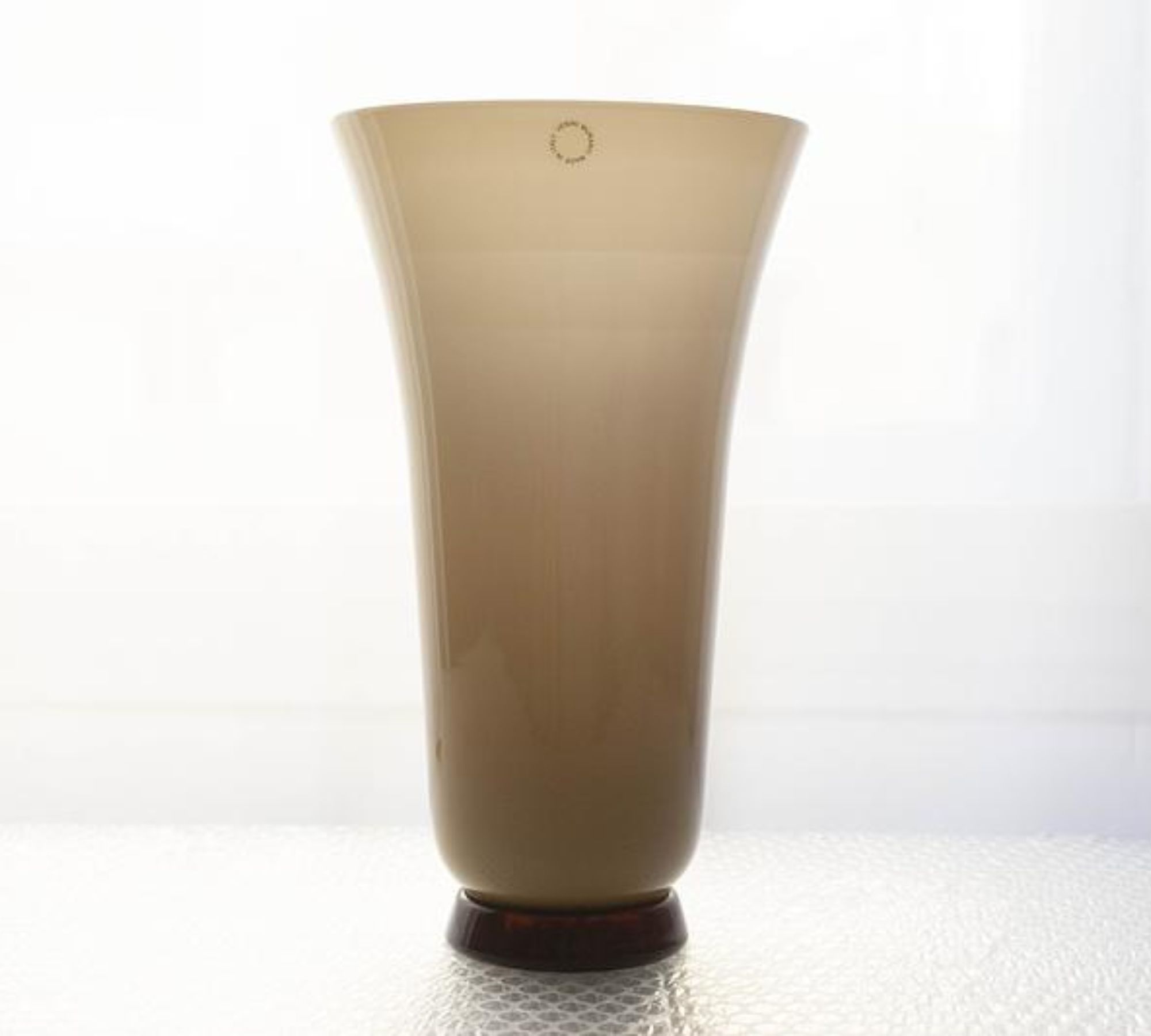 Vase Murano glass Cream