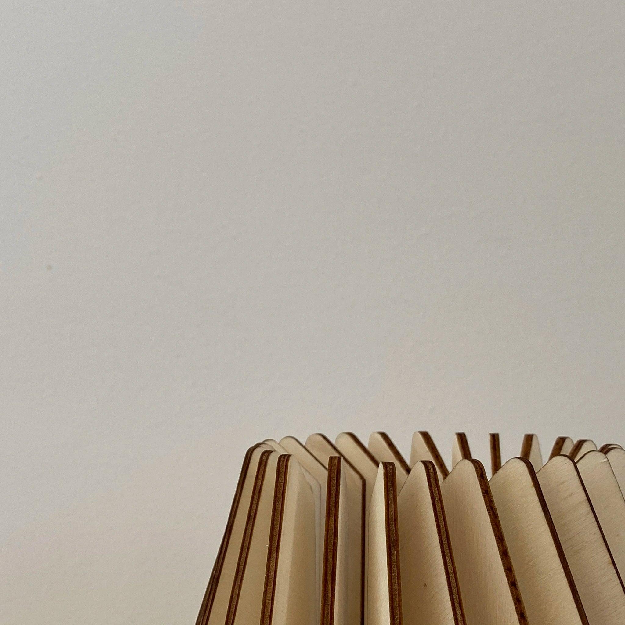 Lampada a sospensione Ambra legno 21cm