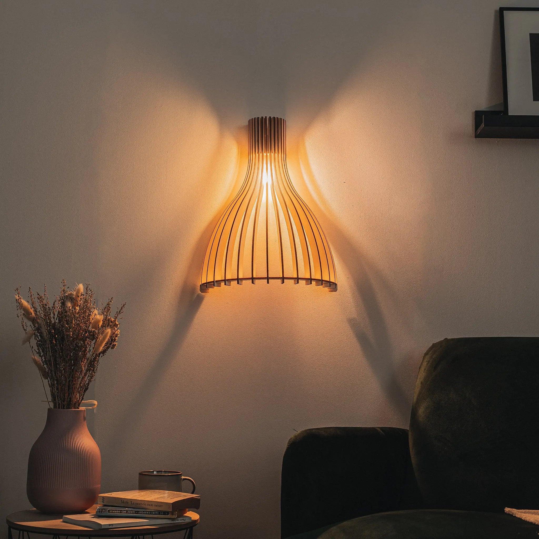 Ariel Wandlampe Holz