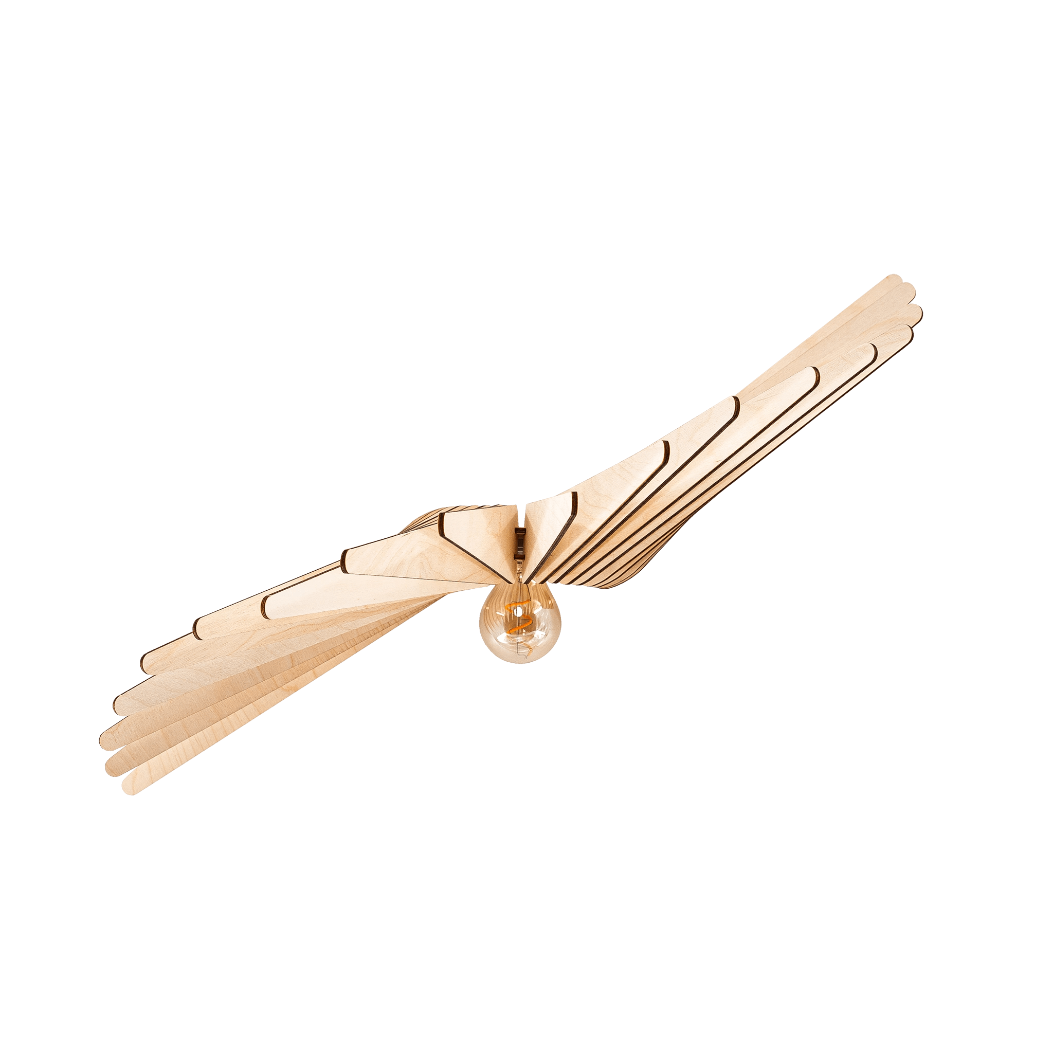 Albatros Lampada da parete in legno