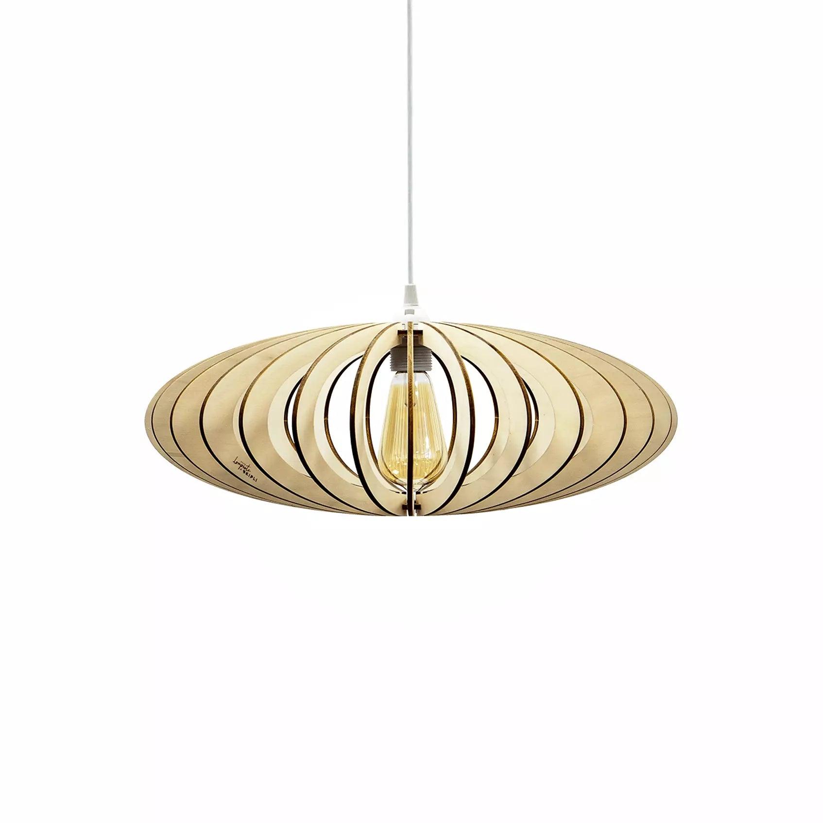 Mini NEO Pendelleuchte Holz 50cm