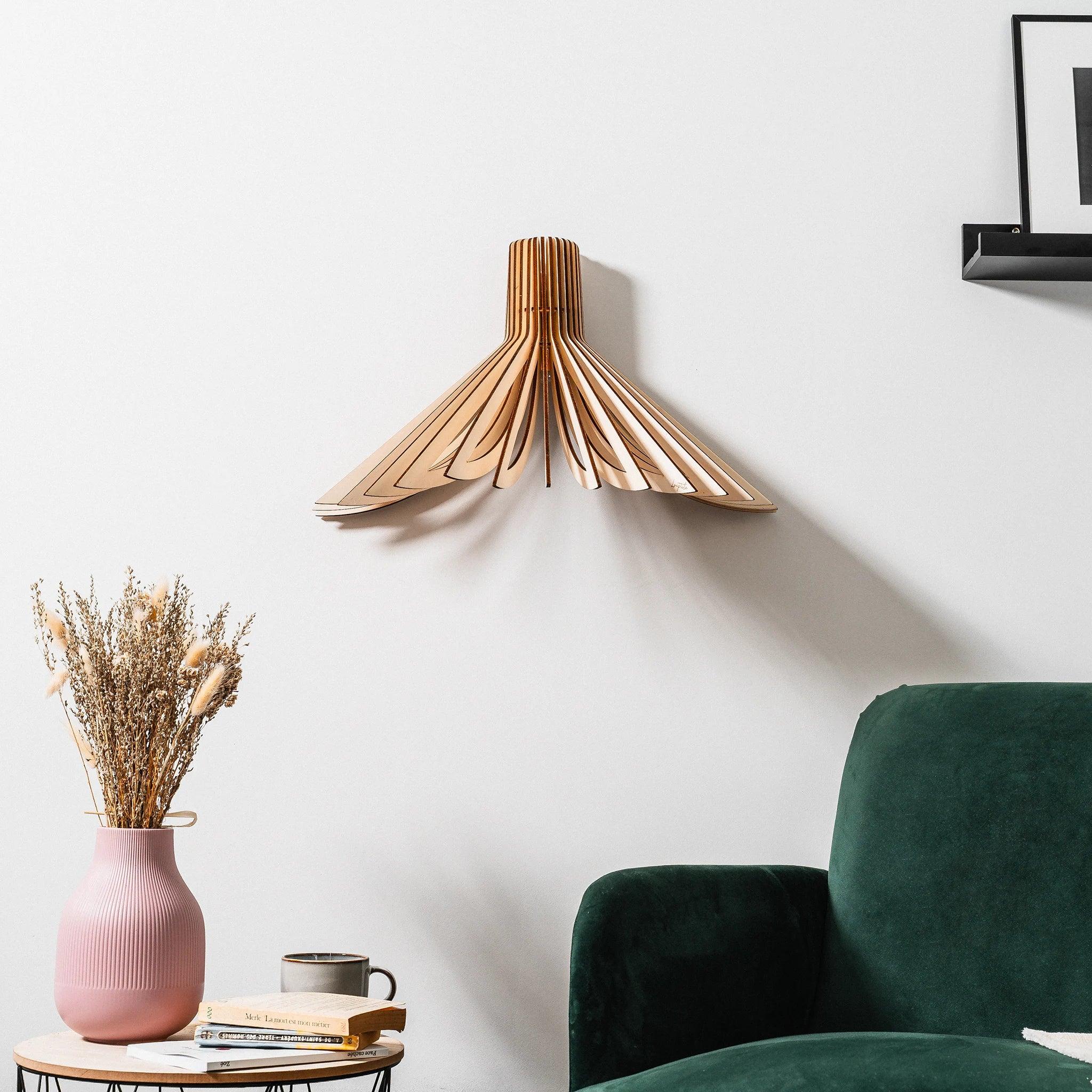 Ava Wandlampe Holz