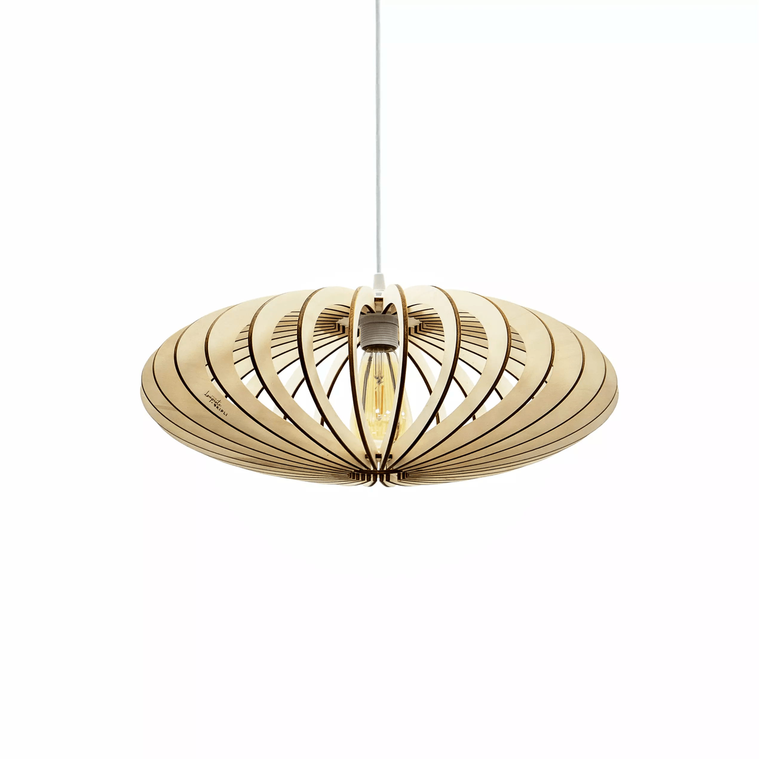 Mini NEO Pendelleuchte Holz 50cm