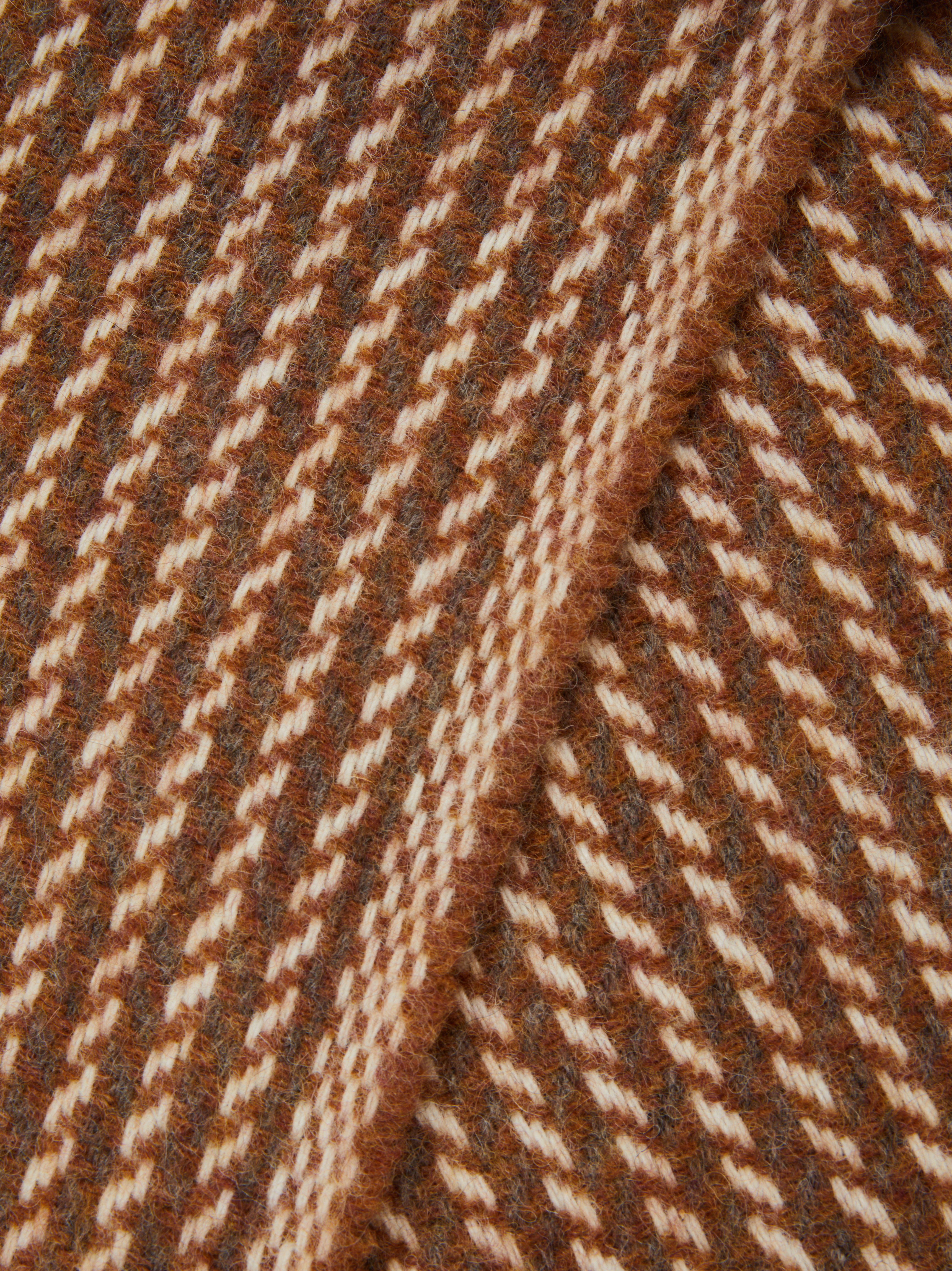 Adamo Blanket 100% Virgin Wool Bronze Melange