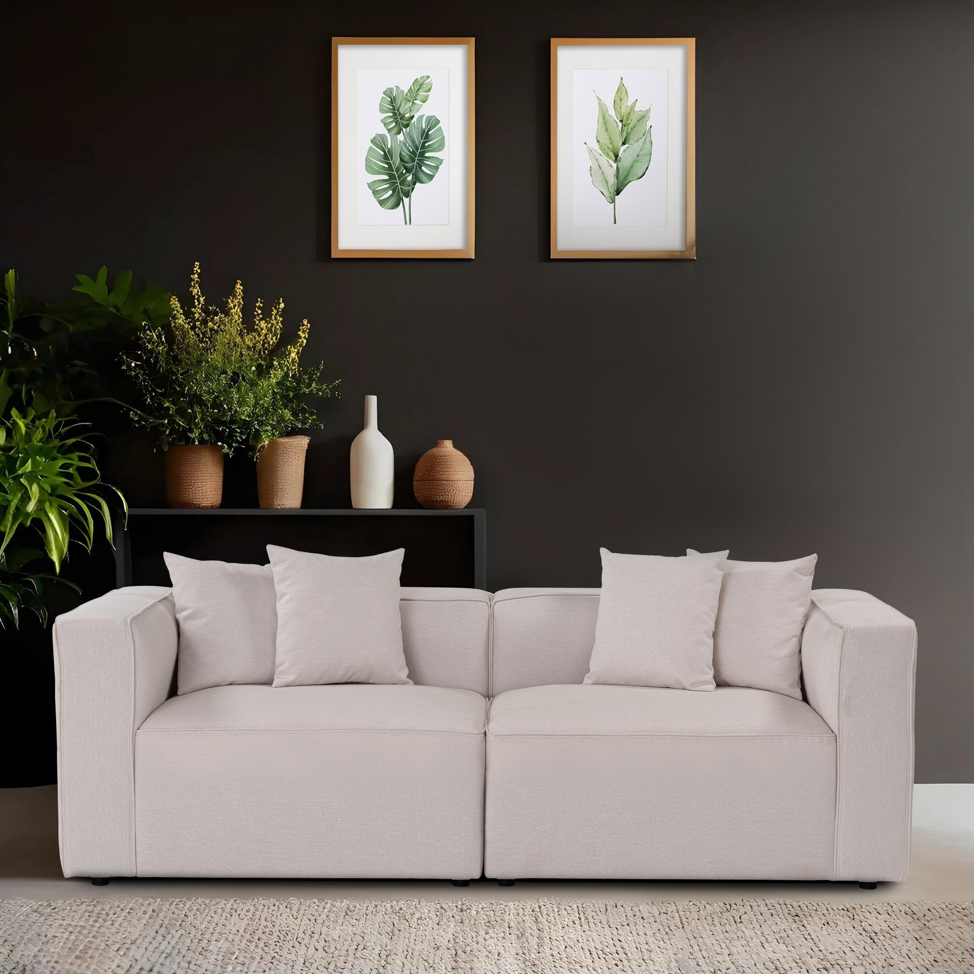 Mora XL 2-Sitzer Sofa Ecru
