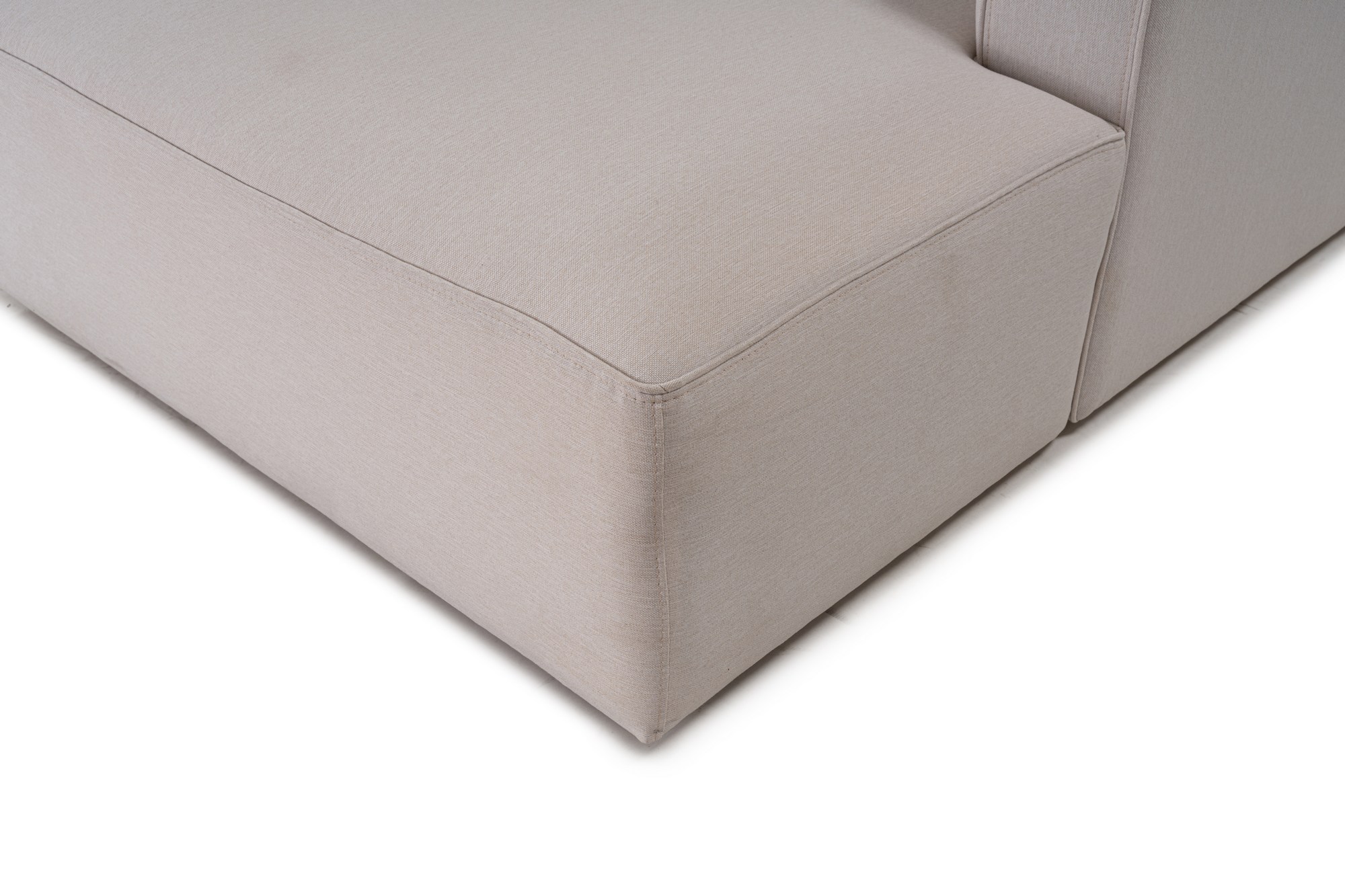 Mora Ecksofa Rechts Ecru