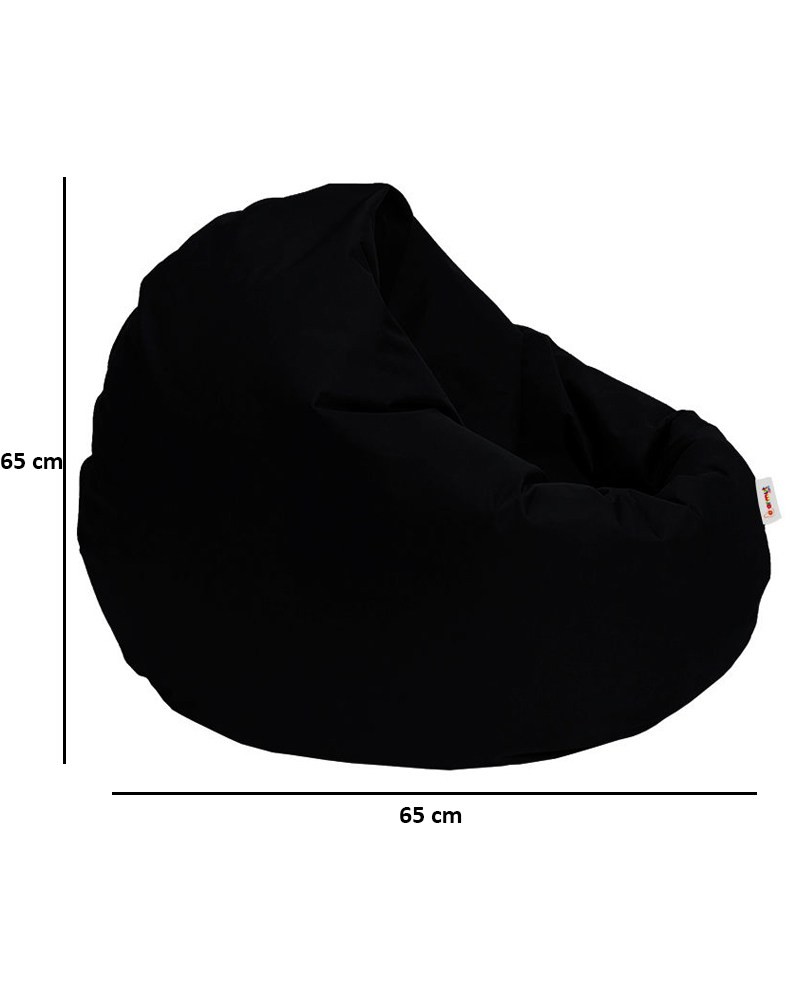 Iyzi 100 Garten Sitzsack Schwarz