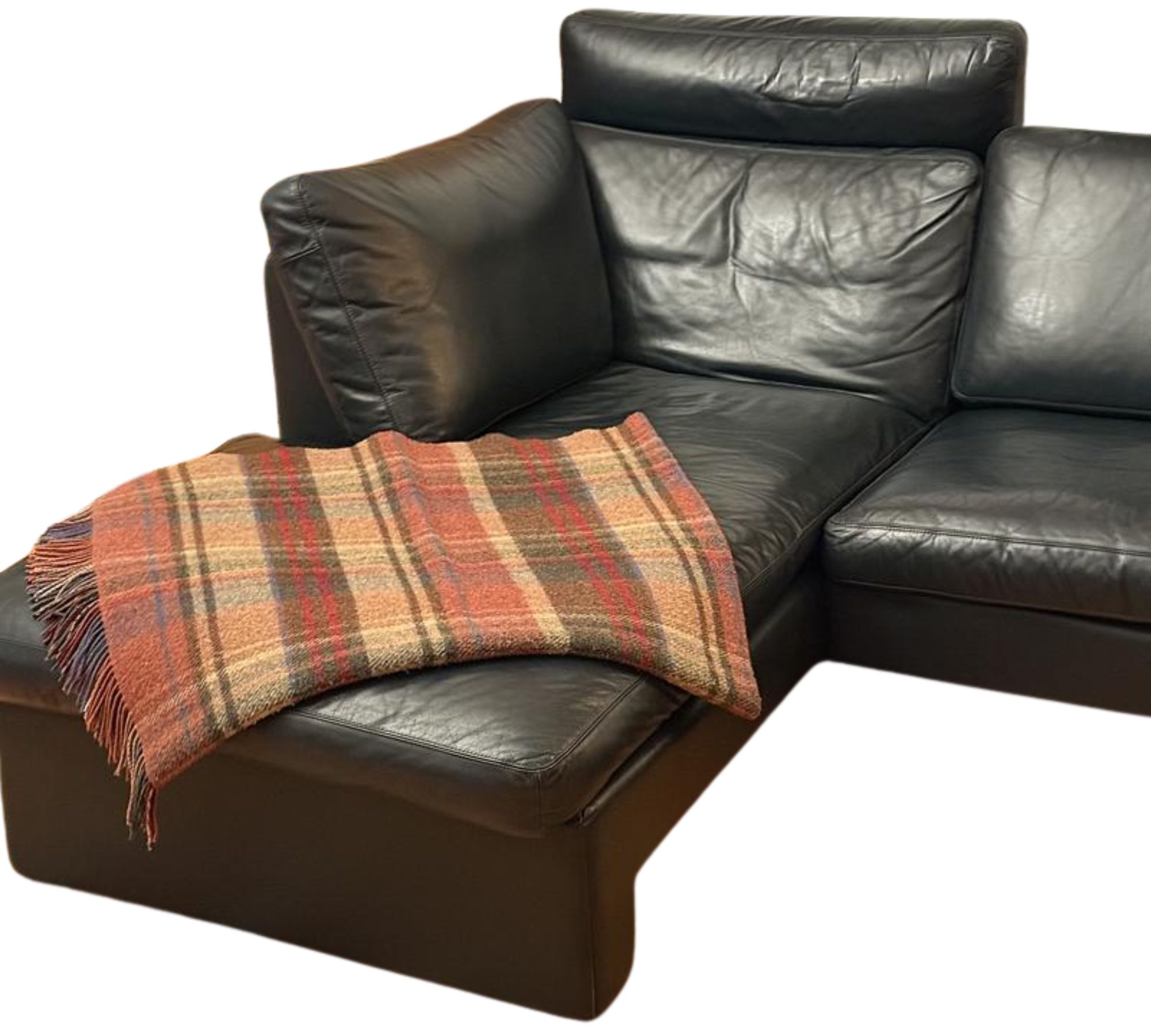 Modulares Ecksofa Leder Grün 