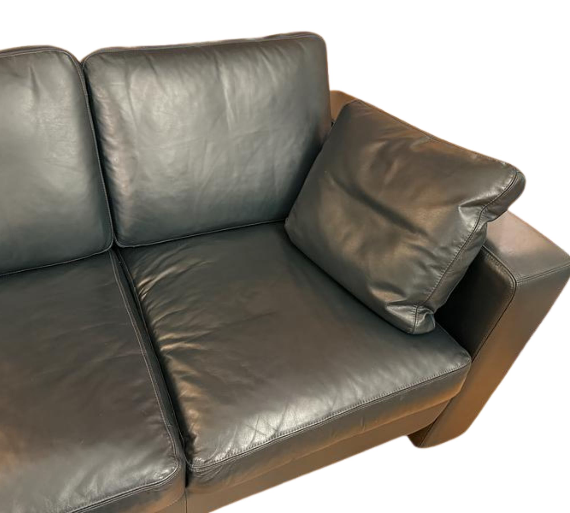 Modulares Ecksofa Leder Grün 