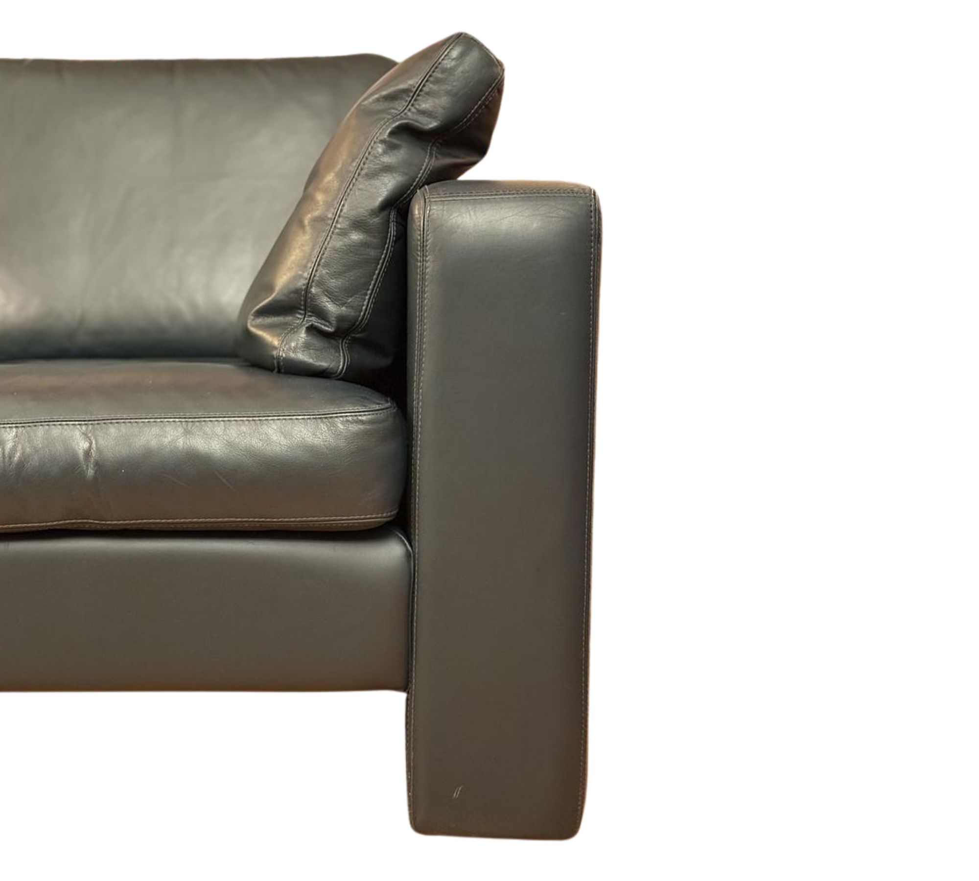 Modulares Ecksofa Leder Grün 