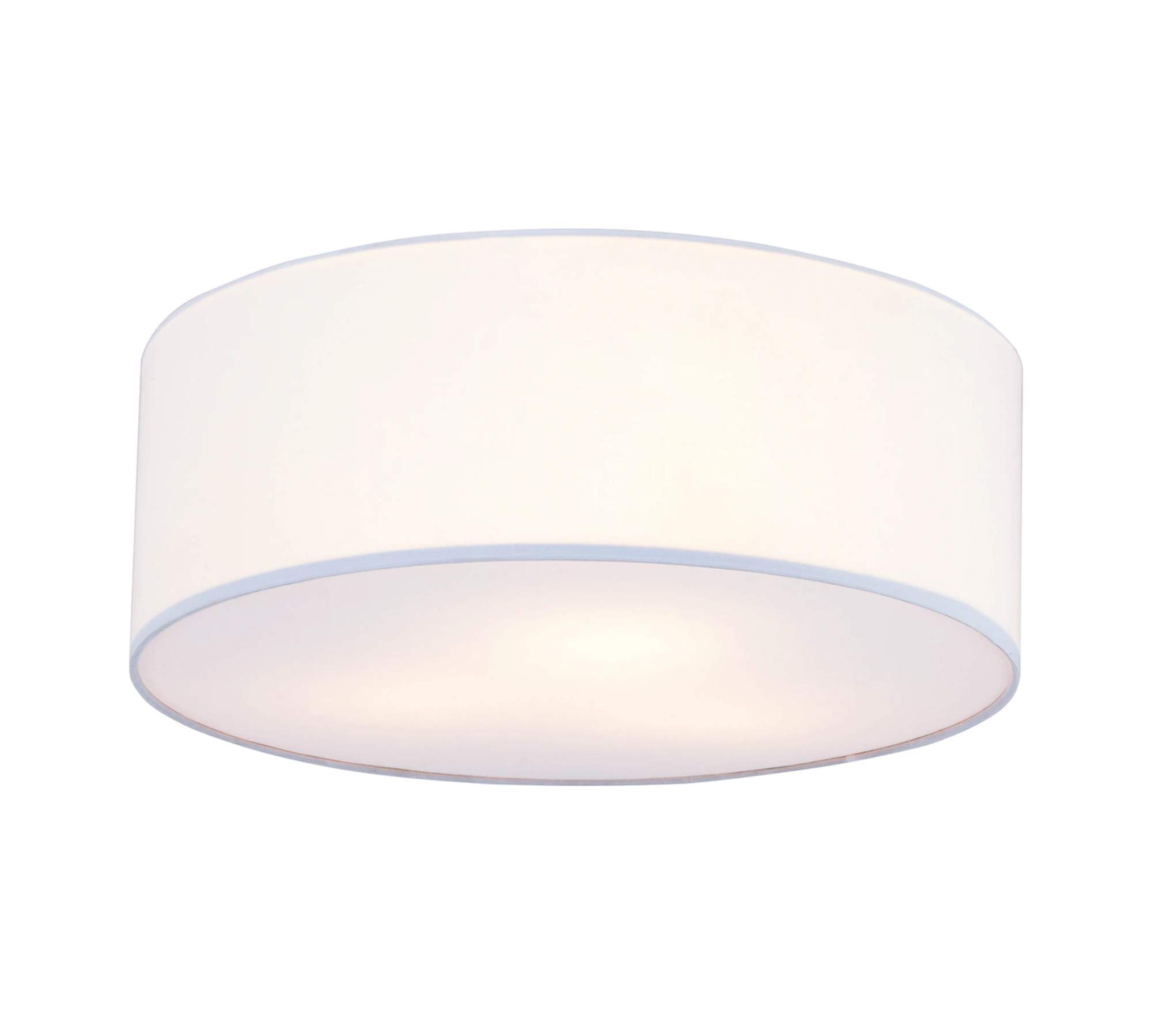 Lampada da soffitto Summa a 3 luci in tessuto di cotone