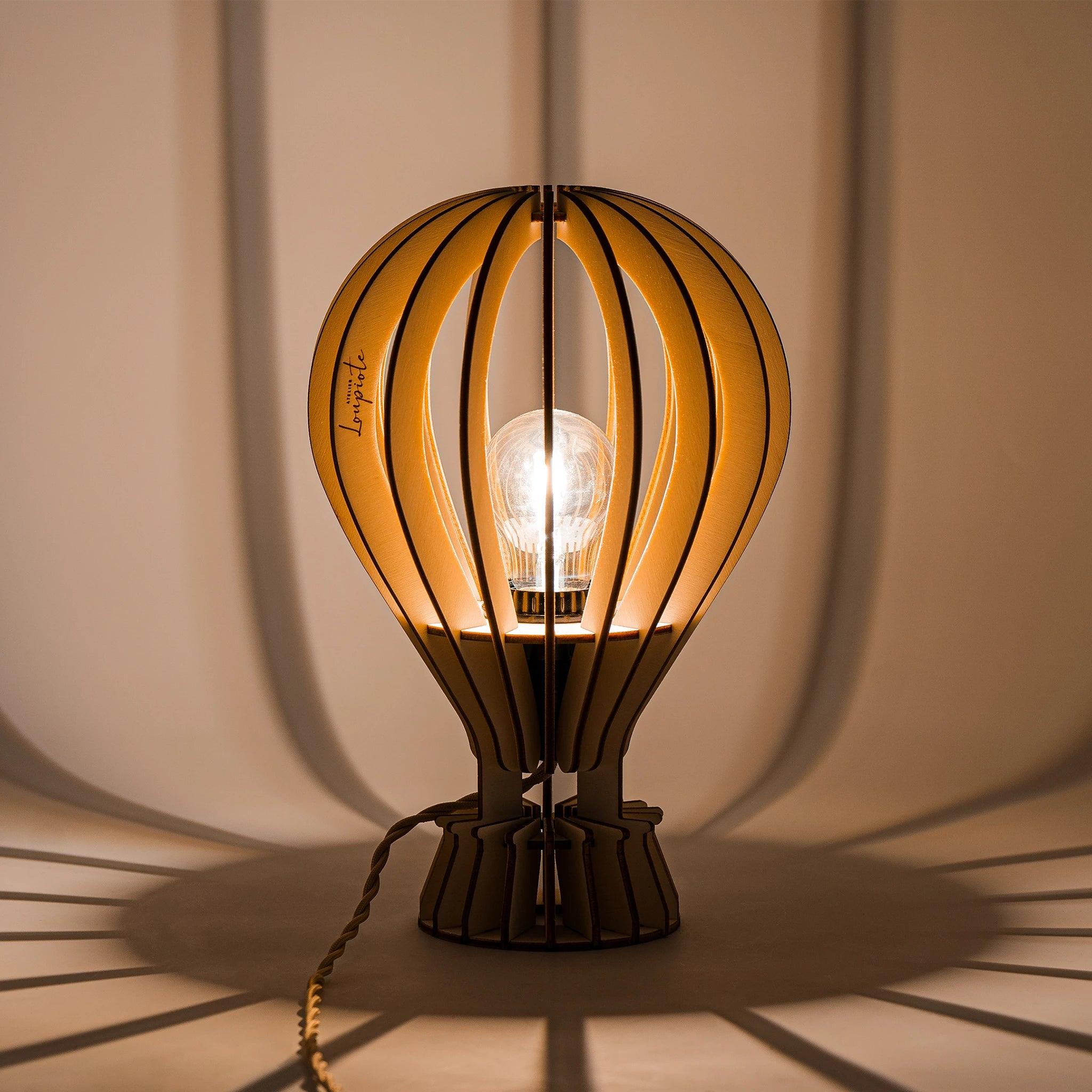 Archimède Baladeuse Table Lamp Wood