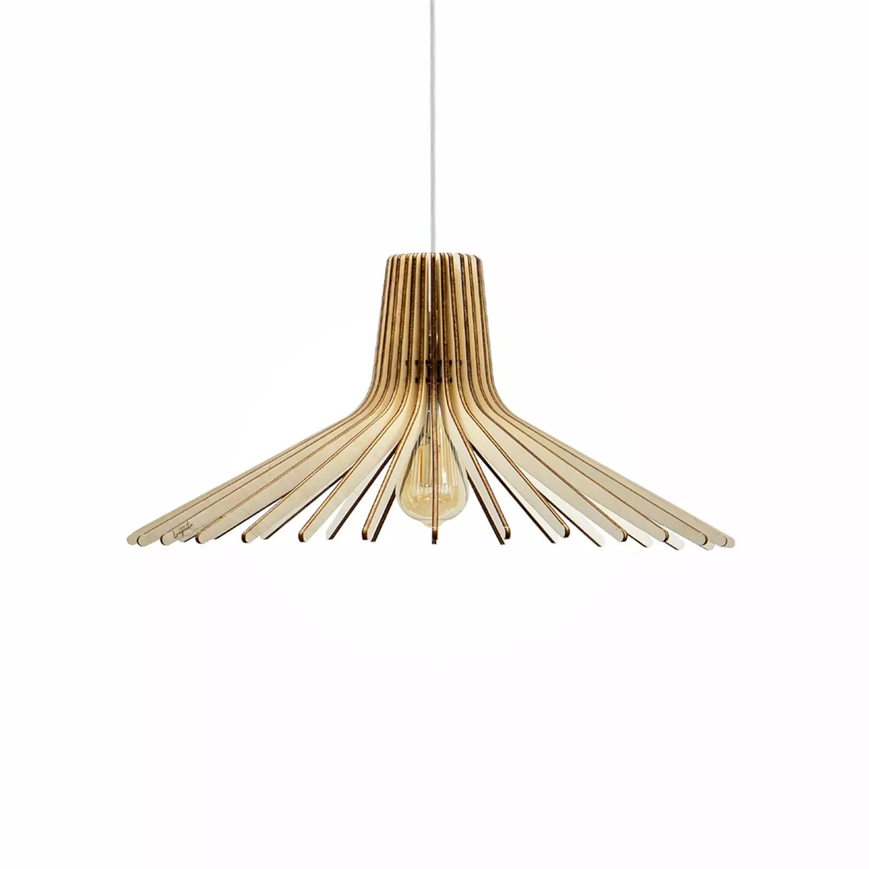 Azur Pendelleuchte Holz 54cm