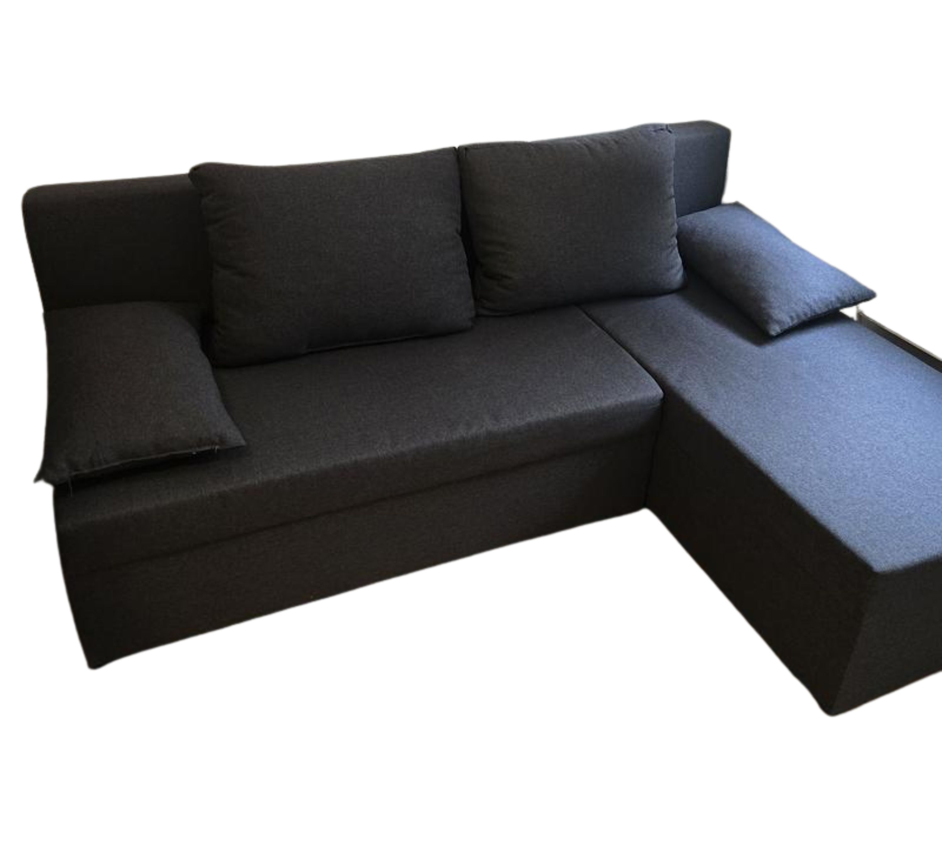 Ecksofa mit Schlaffunktion und Stauraum