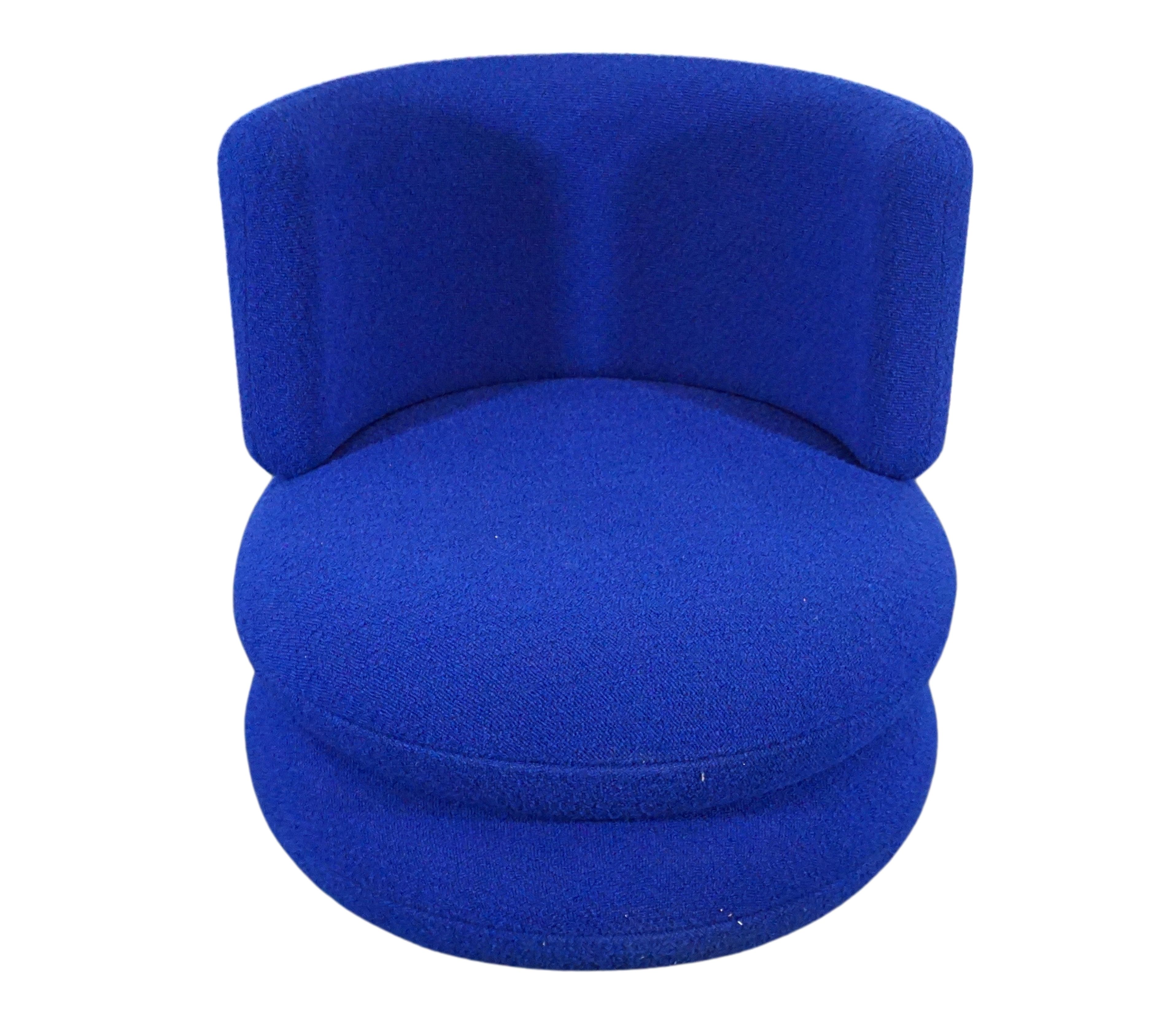 Verner Panton Easy Chair Dedar Karandash 006 Blue