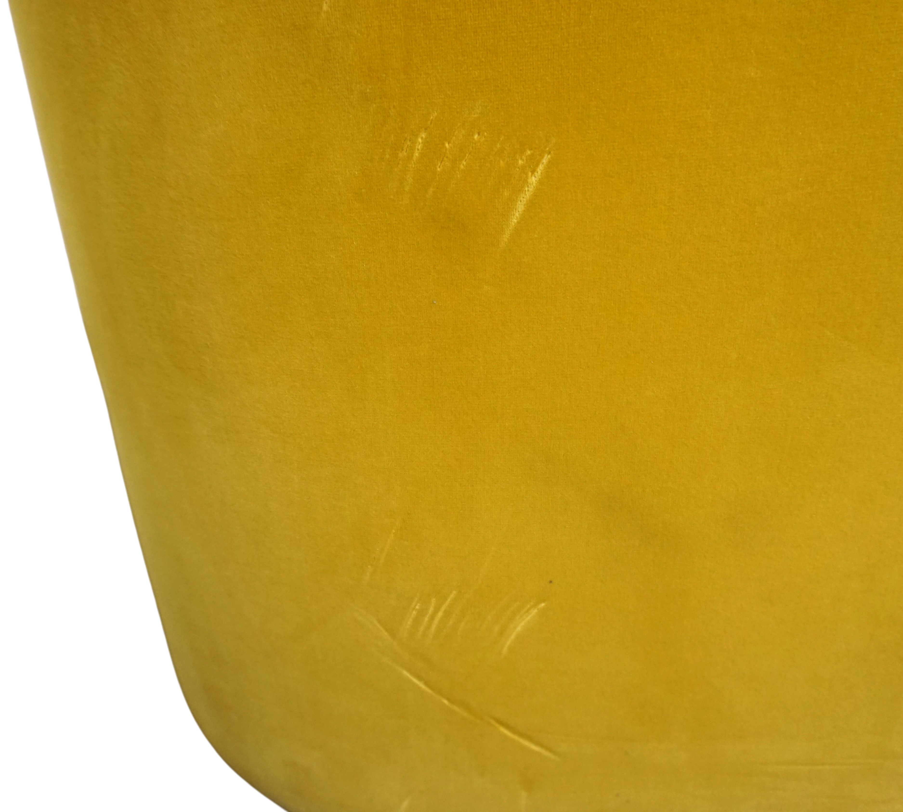 Loafer SC23 Sessel Samt Gelb